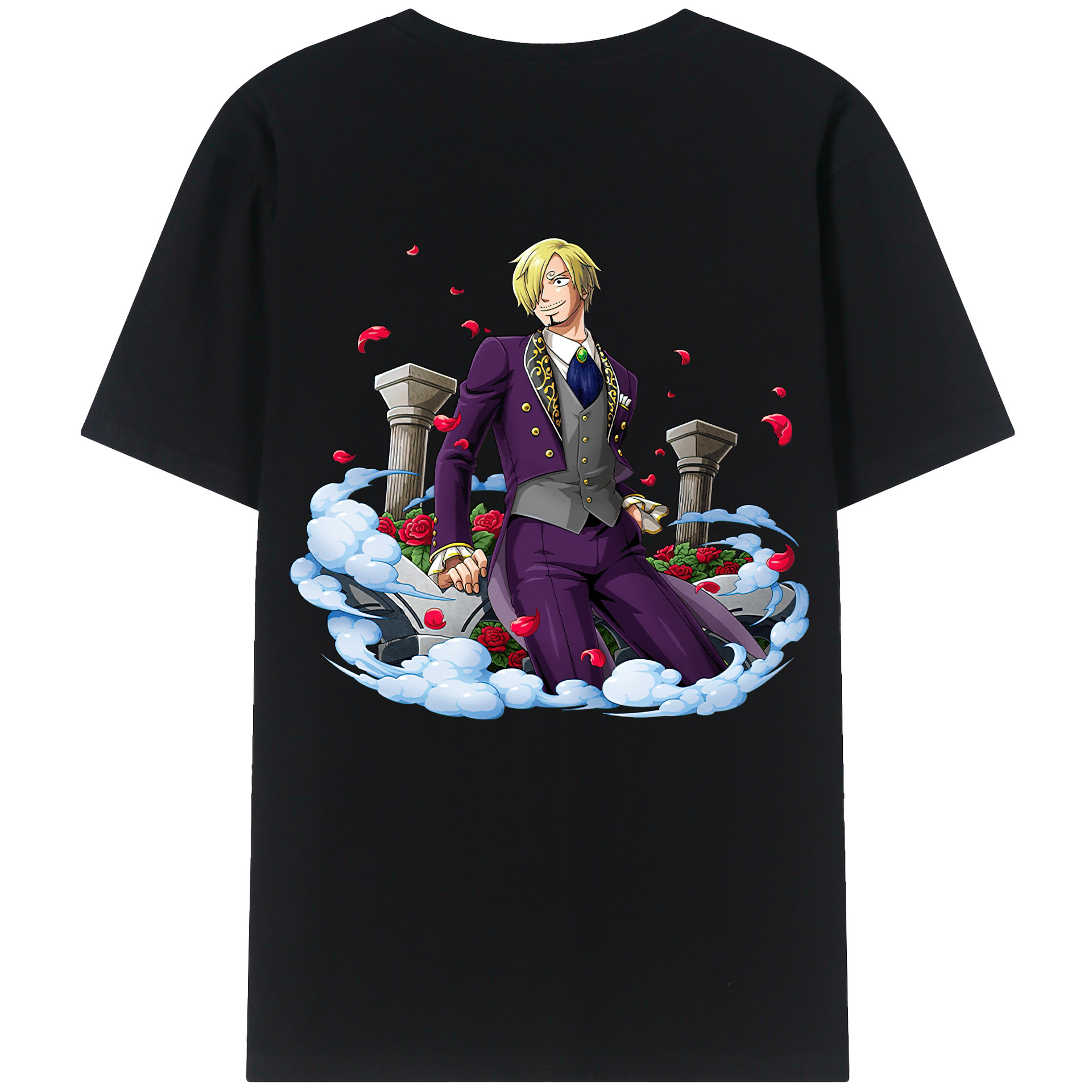 （画像用） ワンピース サンジ ONE PIECE Sanji レディース半袖Tシャツ(バックプリント)