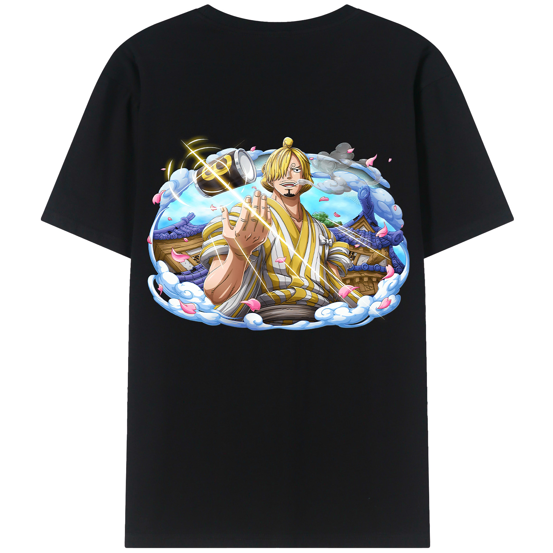 （画像用） ワンピース サンジ ONE PIECE Sanji レディース半袖Tシャツ(バックプリント)