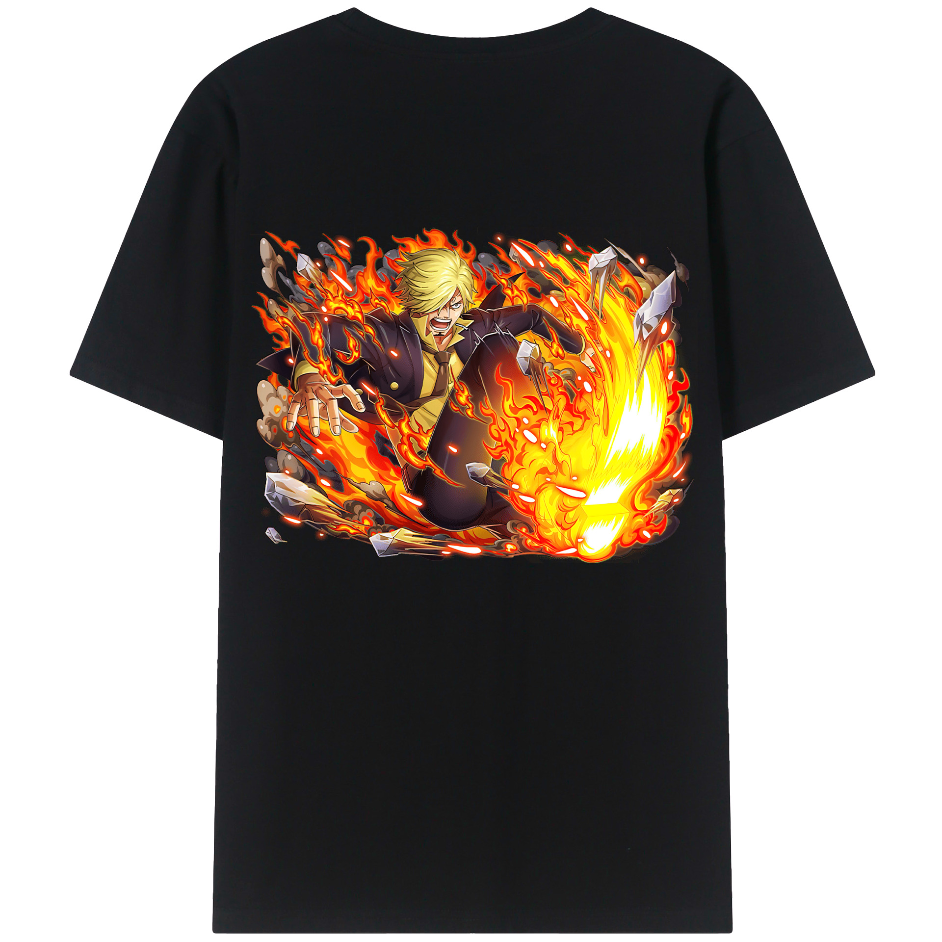 （画像用） ワンピース サンジ ONE PIECE Sanji レディース半袖Tシャツ(バックプリント)
