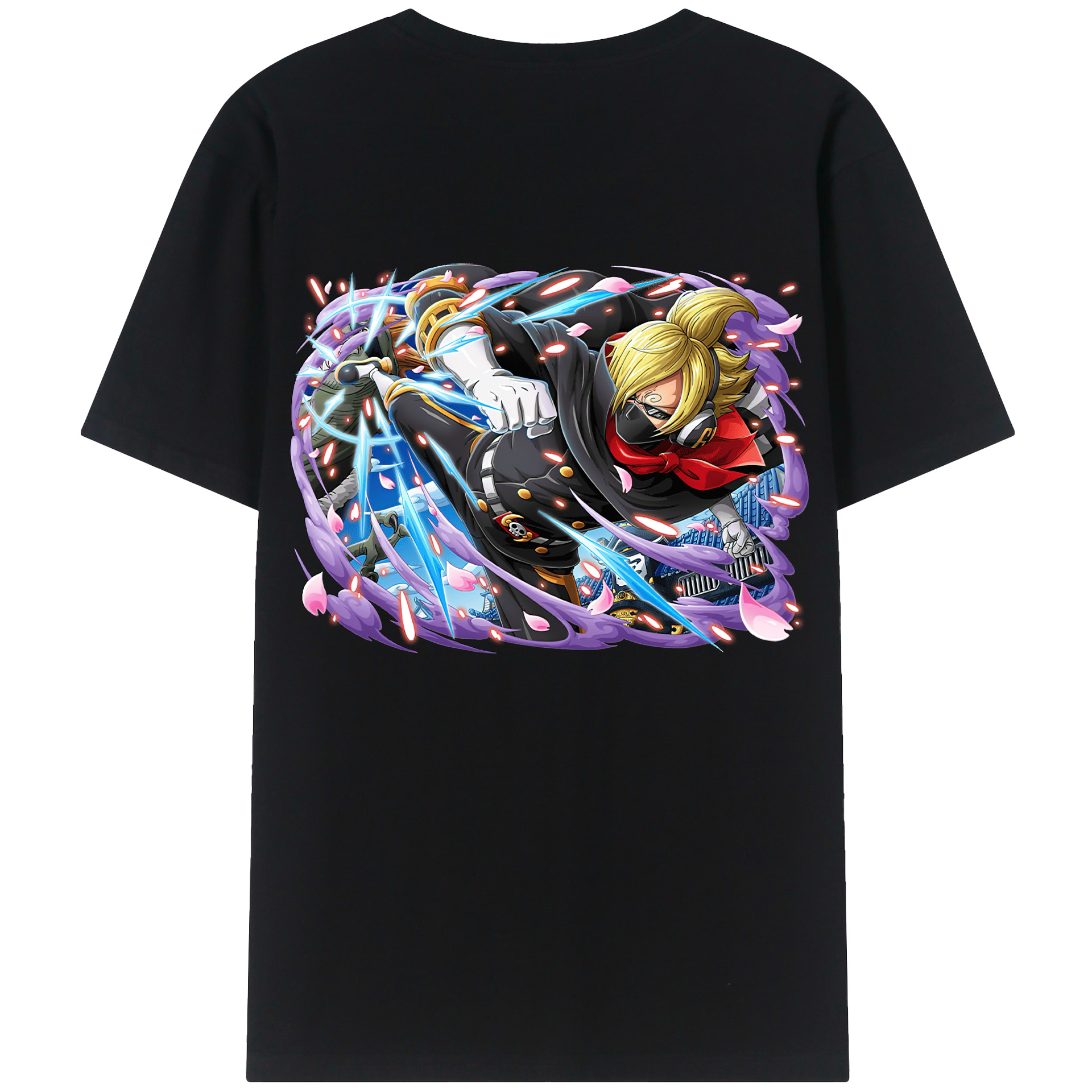 （画像用） ワンピース サンジ ONE PIECE Sanji レディース半袖Tシャツ(バックプリント)