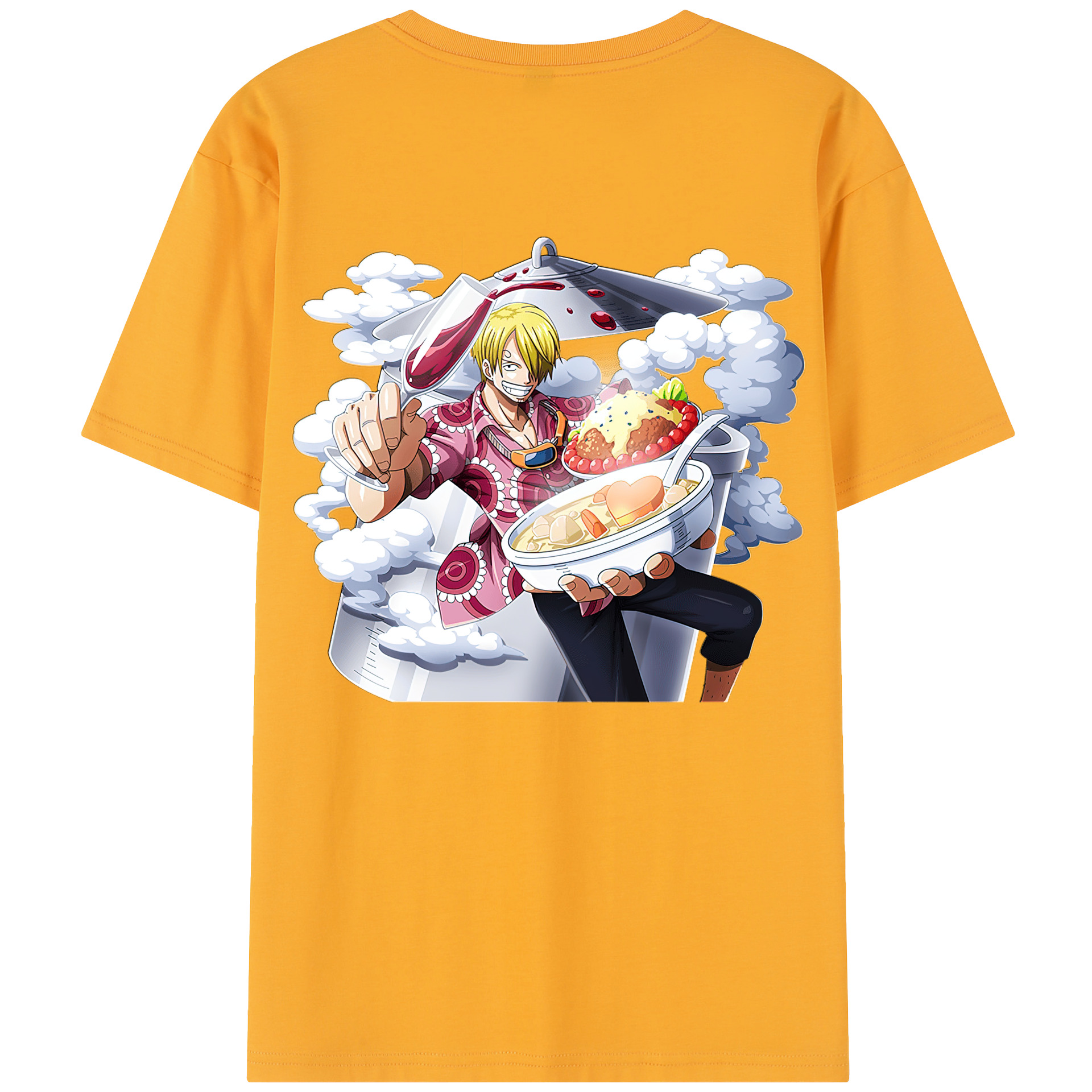 （画像用） ワンピース サンジ ONE PIECE Sanji レディース半袖Tシャツ(バックプリント)