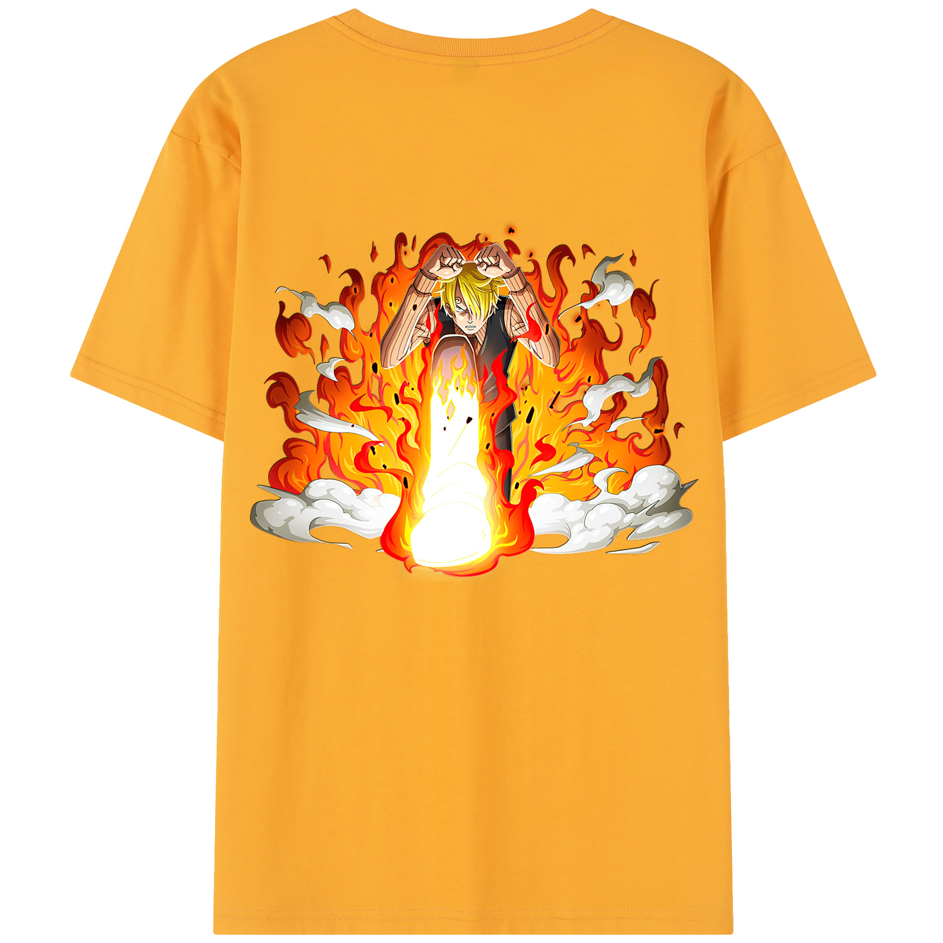 （画像用） ワンピース サンジ ONE PIECE Sanji レディース半袖Tシャツ(バックプリント)