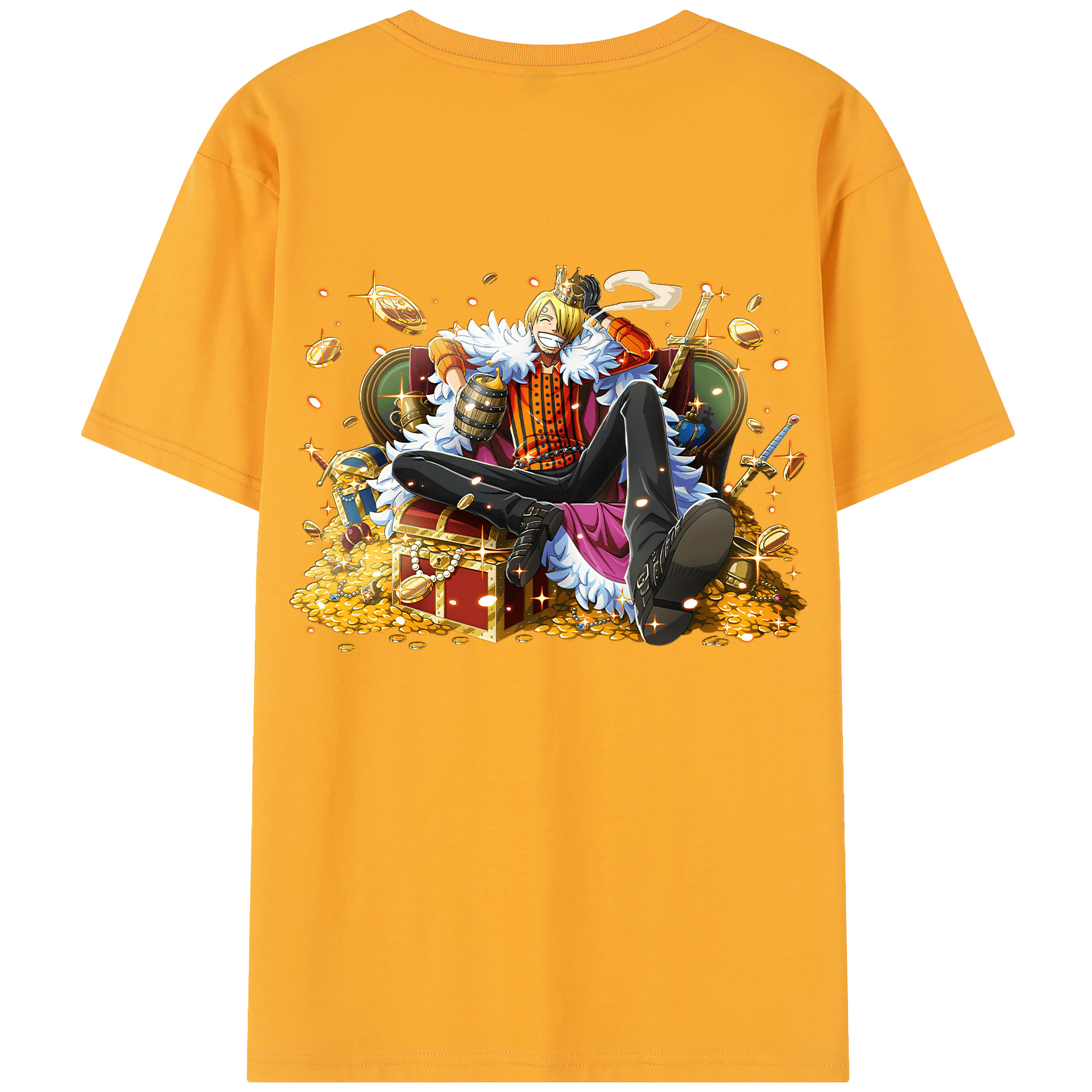 （画像用） ワンピース サンジ ONE PIECE Sanji レディース半袖Tシャツ(バックプリント)