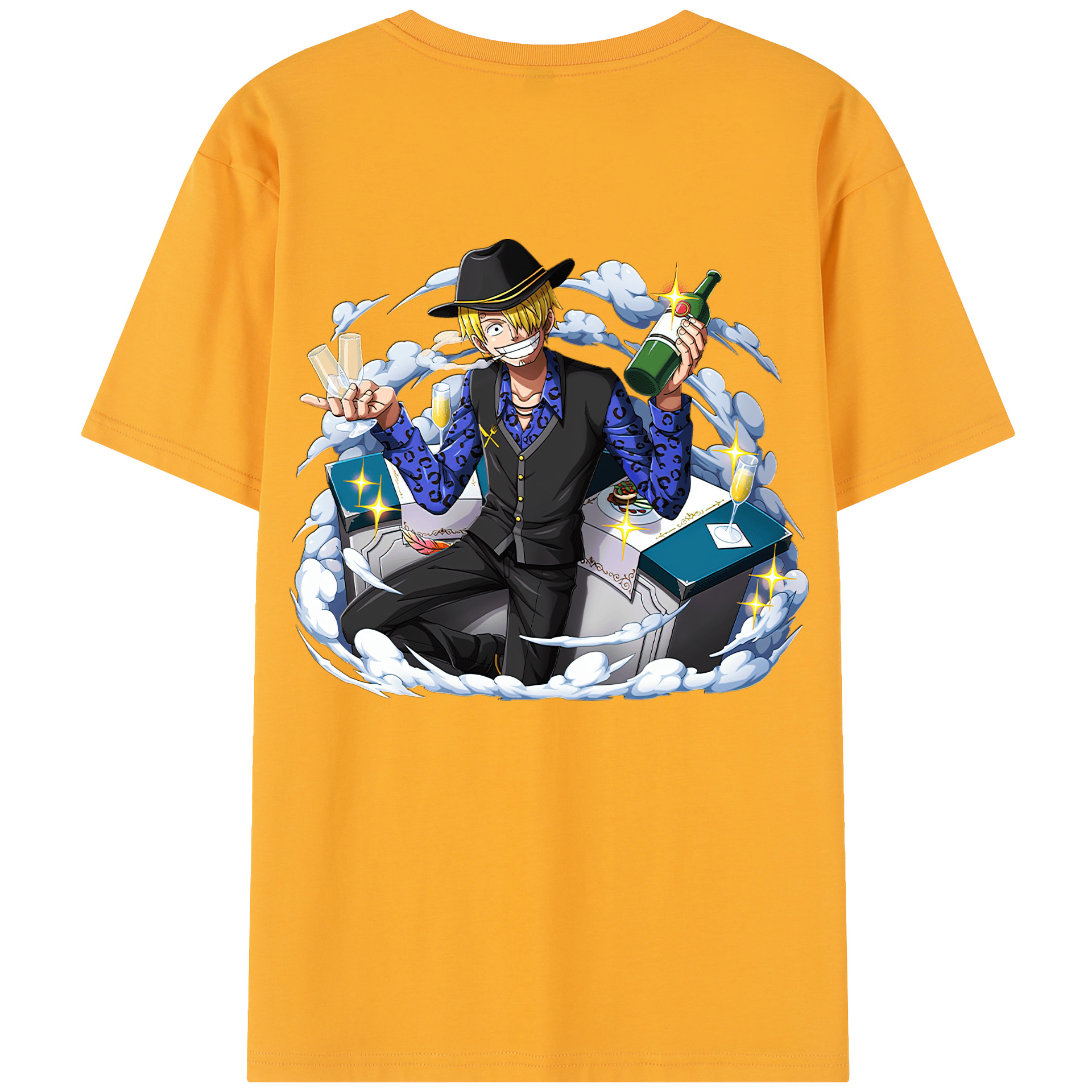 （画像用） ワンピース サンジ ONE PIECE Sanji レディース半袖Tシャツ(バックプリント)