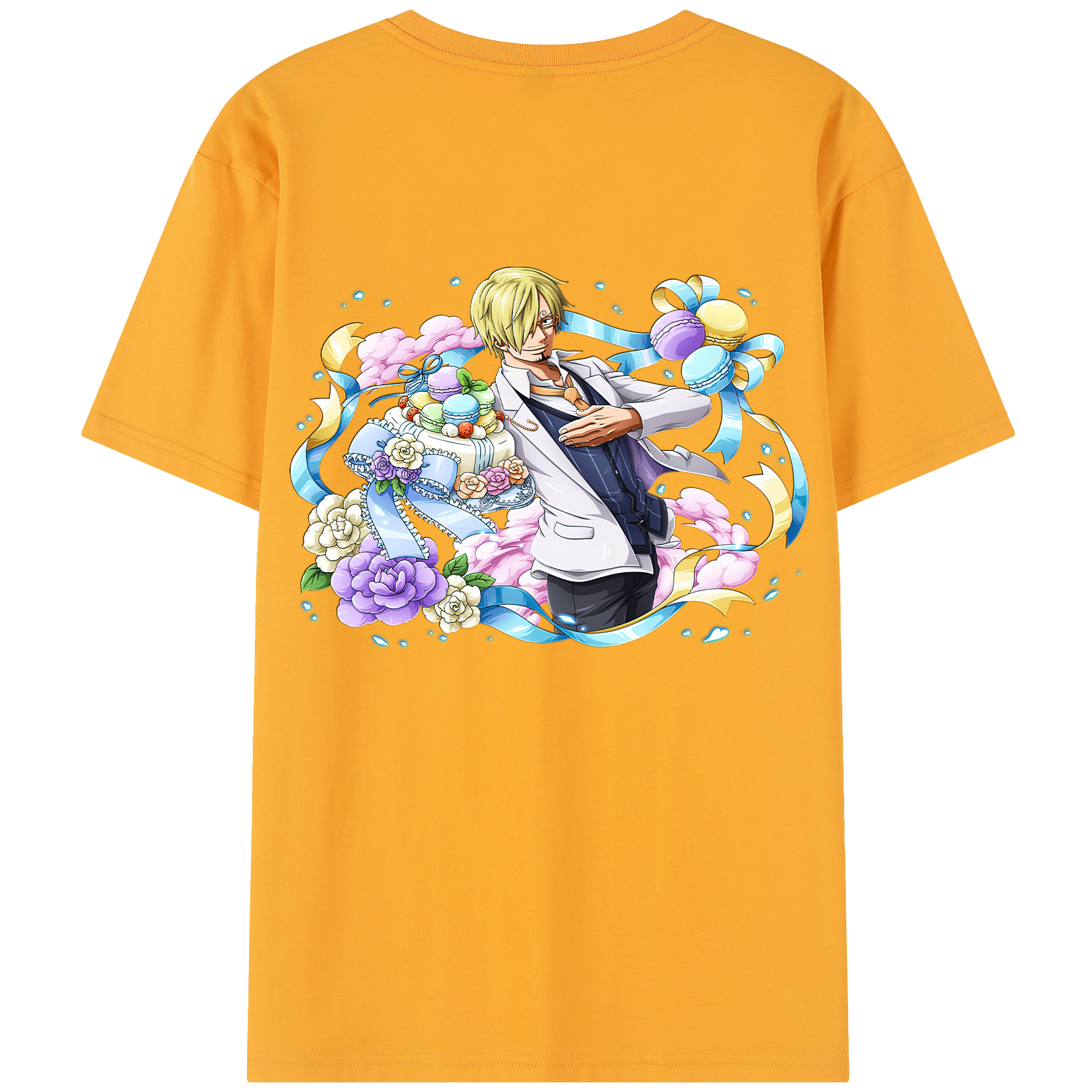 （画像用） ワンピース サンジ ONE PIECE Sanji レディース半袖Tシャツ(バックプリント)