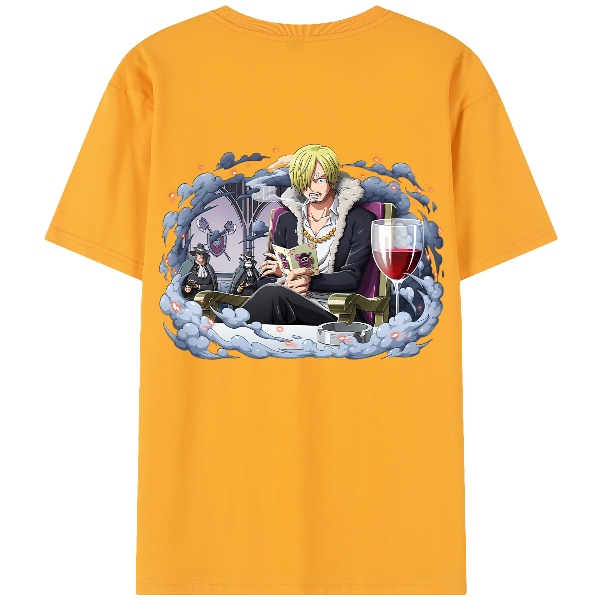 （画像用） ワンピース サンジ ONE PIECE Sanji レディース半袖Tシャツ(バックプリント)