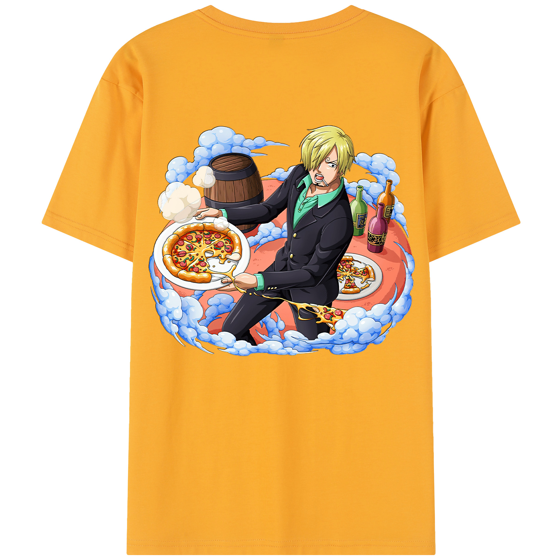 （画像用） ワンピース サンジ ONE PIECE Sanji レディース半袖Tシャツ(バックプリント)