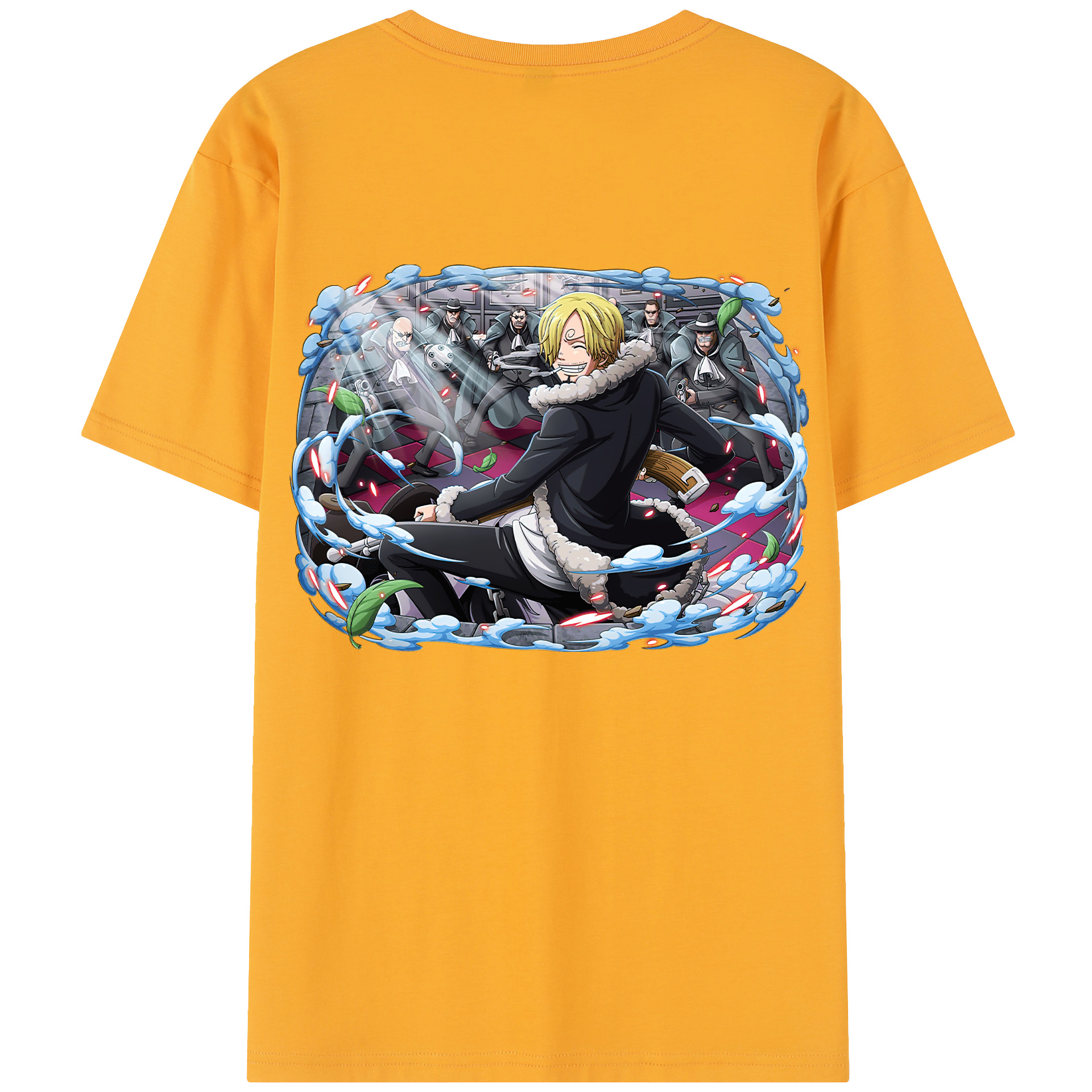 （画像用） ワンピース サンジ ONE PIECE Sanji レディース半袖Tシャツ(バックプリント)