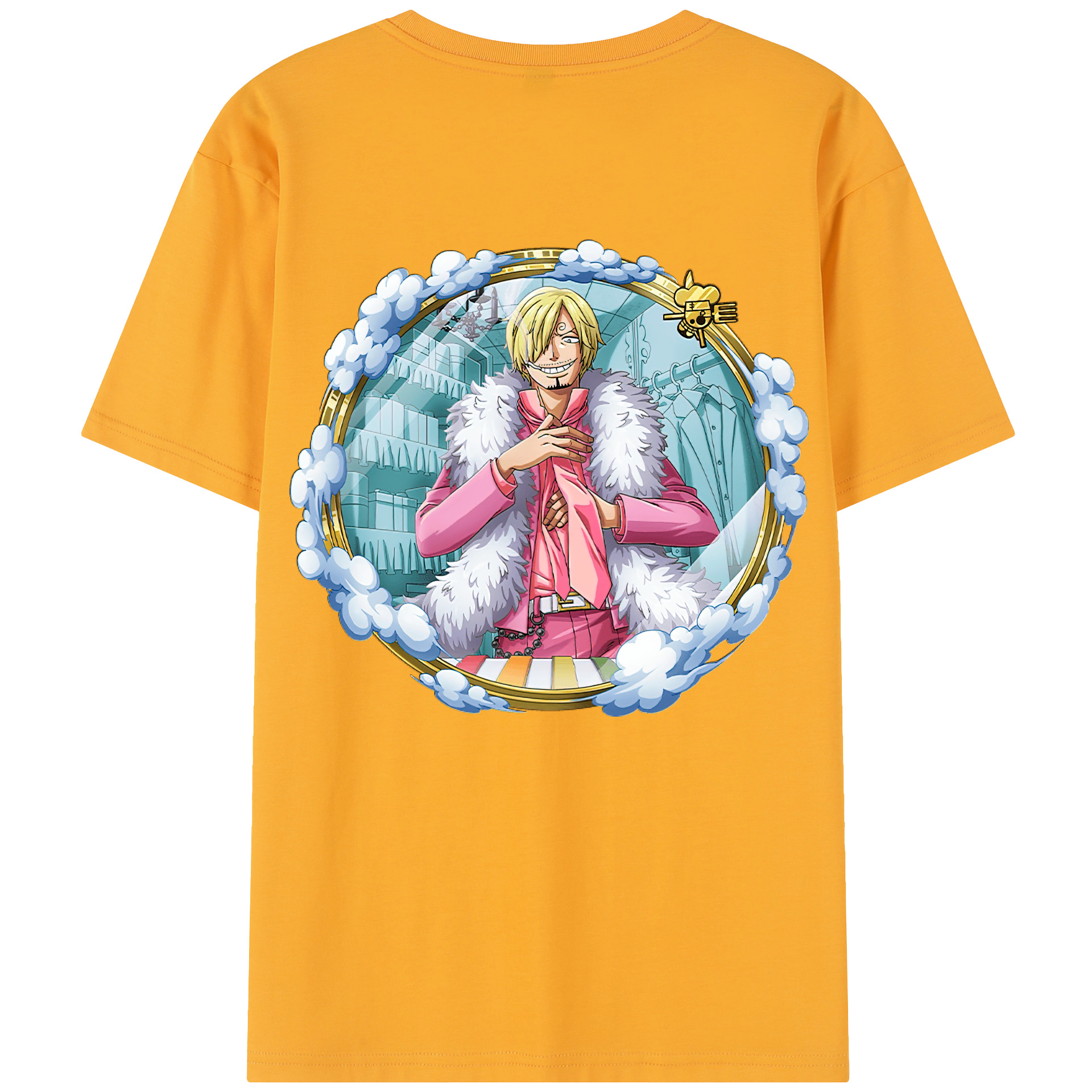 （画像用） ワンピース サンジ ONE PIECE Sanji レディース半袖Tシャツ(バックプリント)
