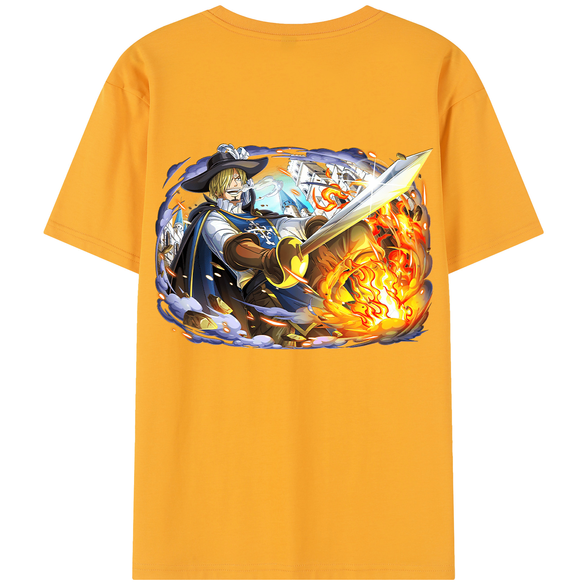 （画像用） ワンピース サンジ ONE PIECE Sanji レディース半袖Tシャツ(バックプリント)