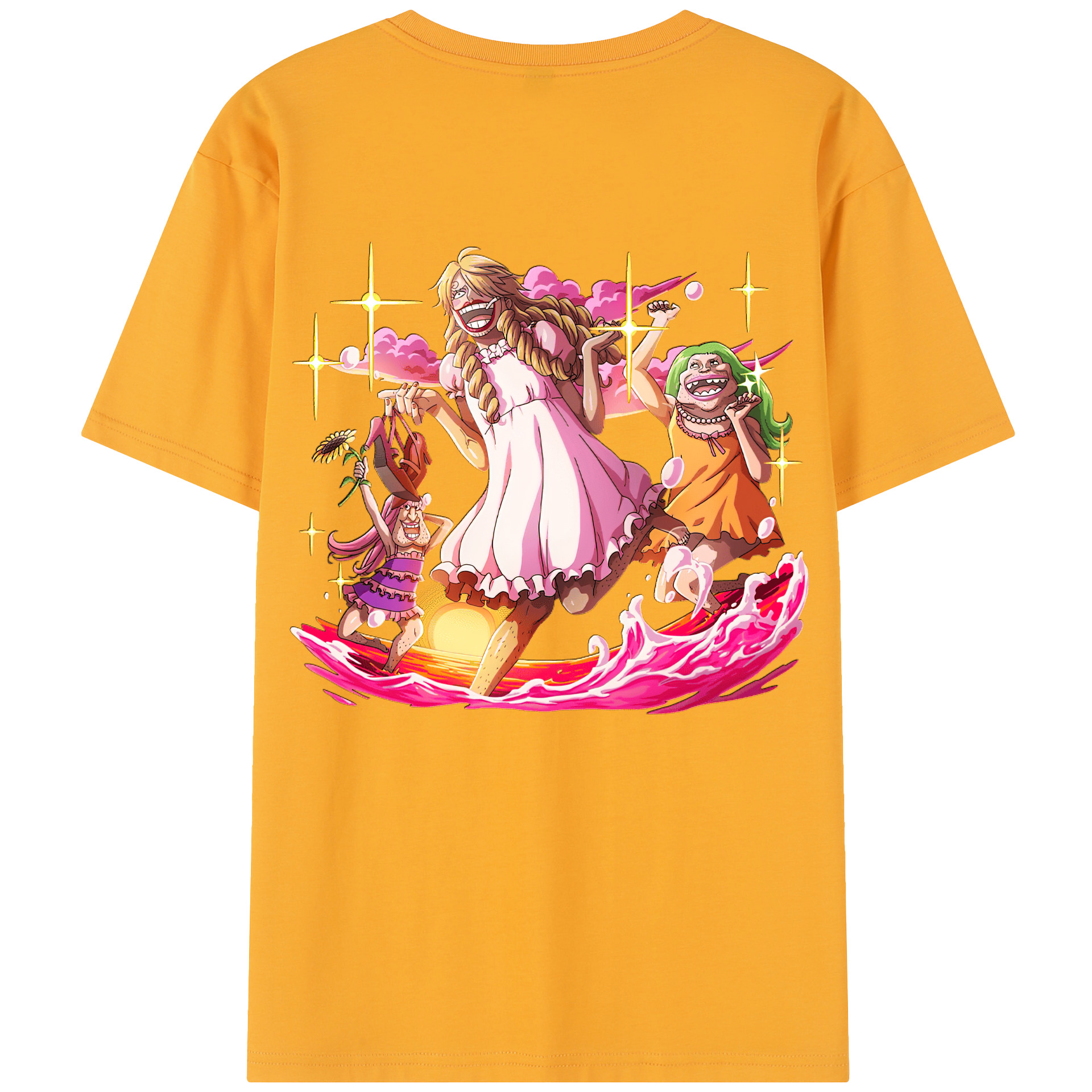 （画像用） ワンピース サンジ ONE PIECE Sanji レディース半袖Tシャツ(バックプリント)