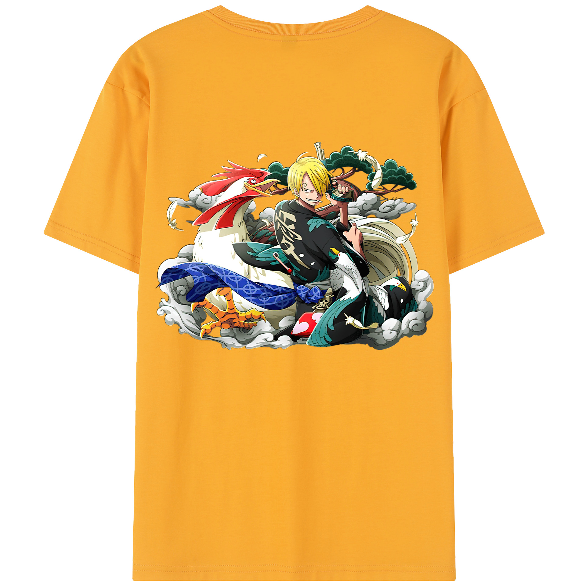 （画像用） ワンピース サンジ ONE PIECE Sanji レディース半袖Tシャツ(バックプリント)