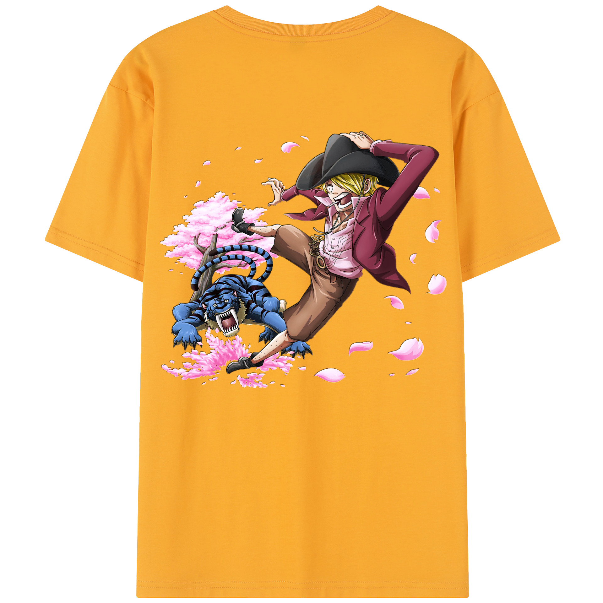 （画像用） ワンピース サンジ ONE PIECE Sanji レディース半袖Tシャツ(バックプリント)