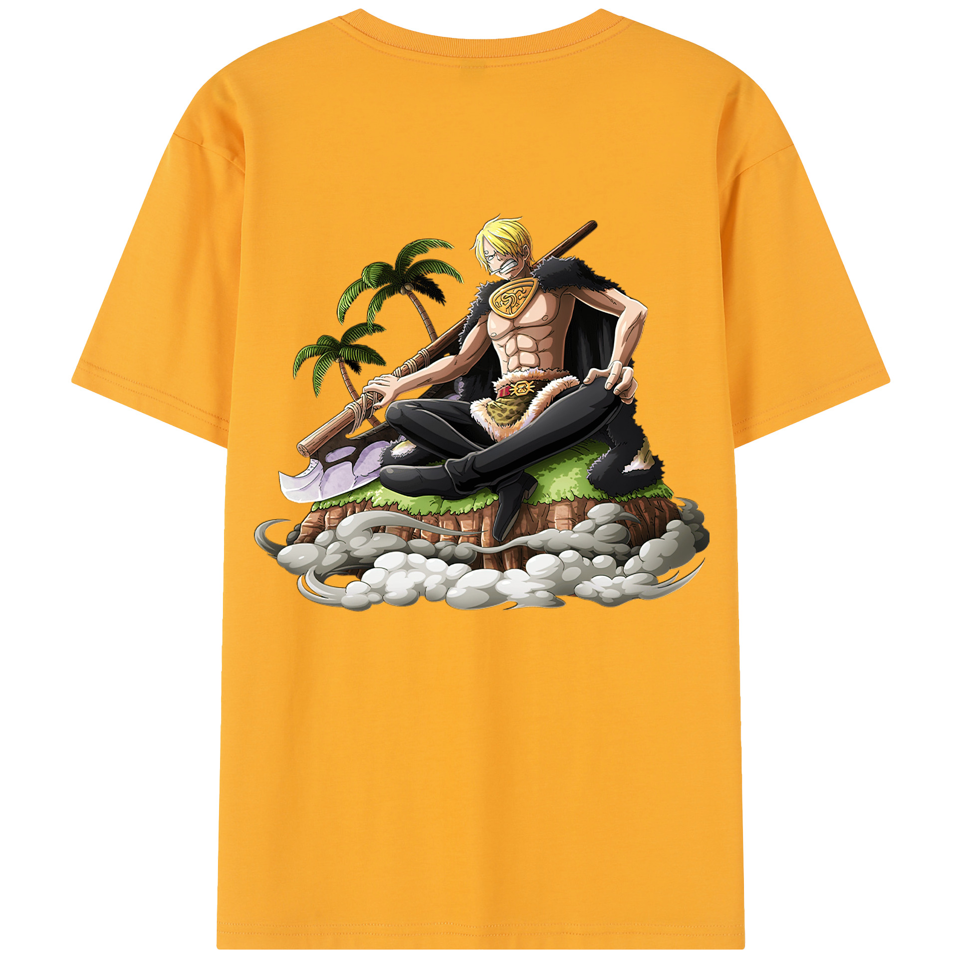 （画像用） ワンピース サンジ ONE PIECE Sanji レディース半袖Tシャツ(バックプリント)
