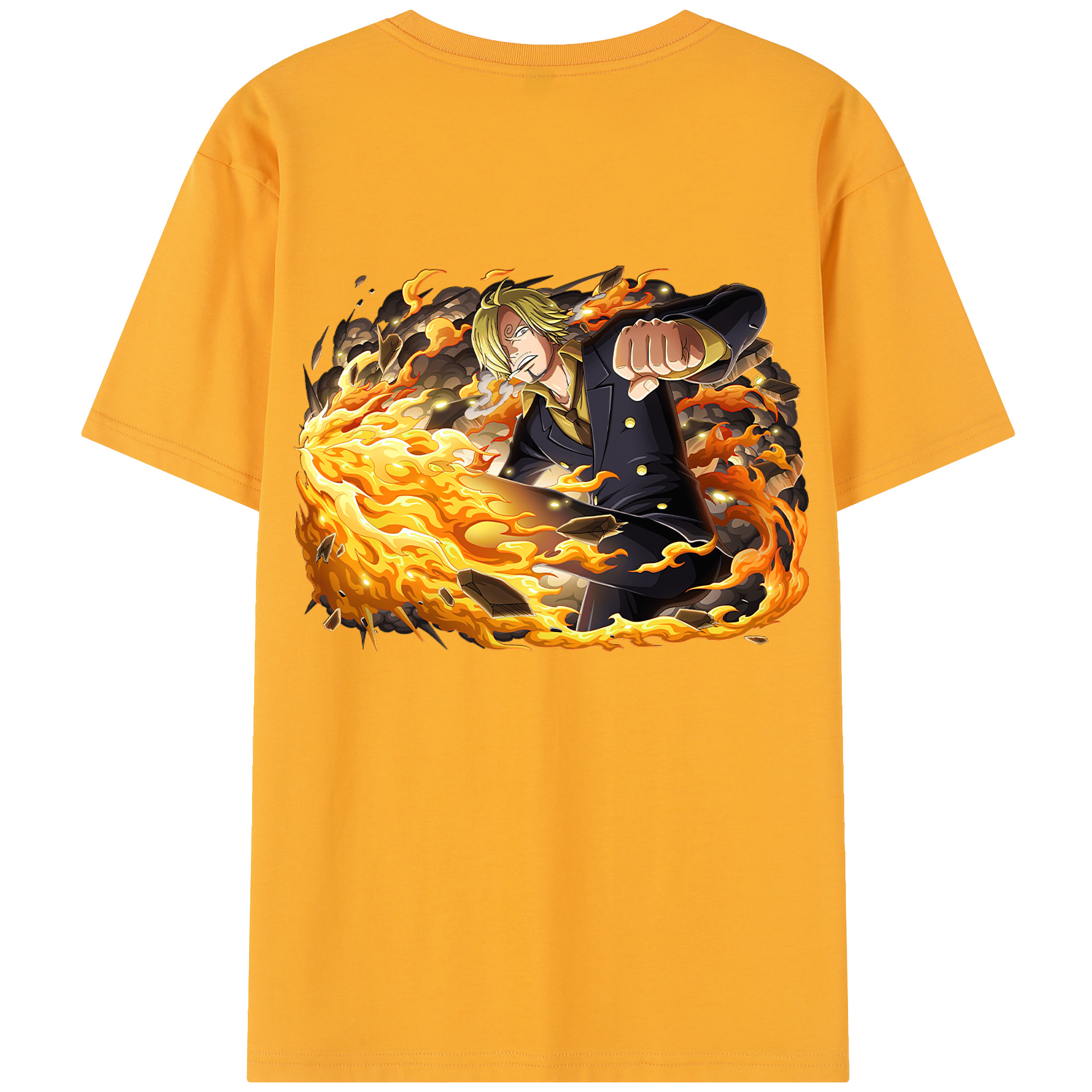 （画像用） ワンピース サンジ ONE PIECE Sanji レディース半袖Tシャツ(バックプリント)