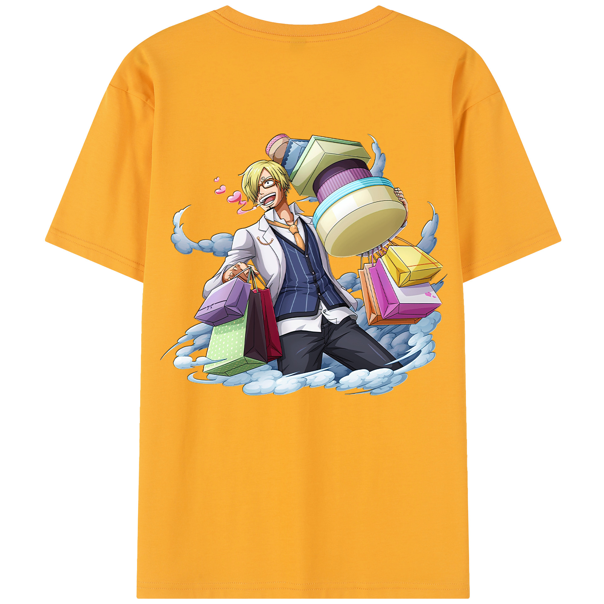 （画像用） ワンピース サンジ ONE PIECE Sanji レディース半袖Tシャツ(バックプリント)