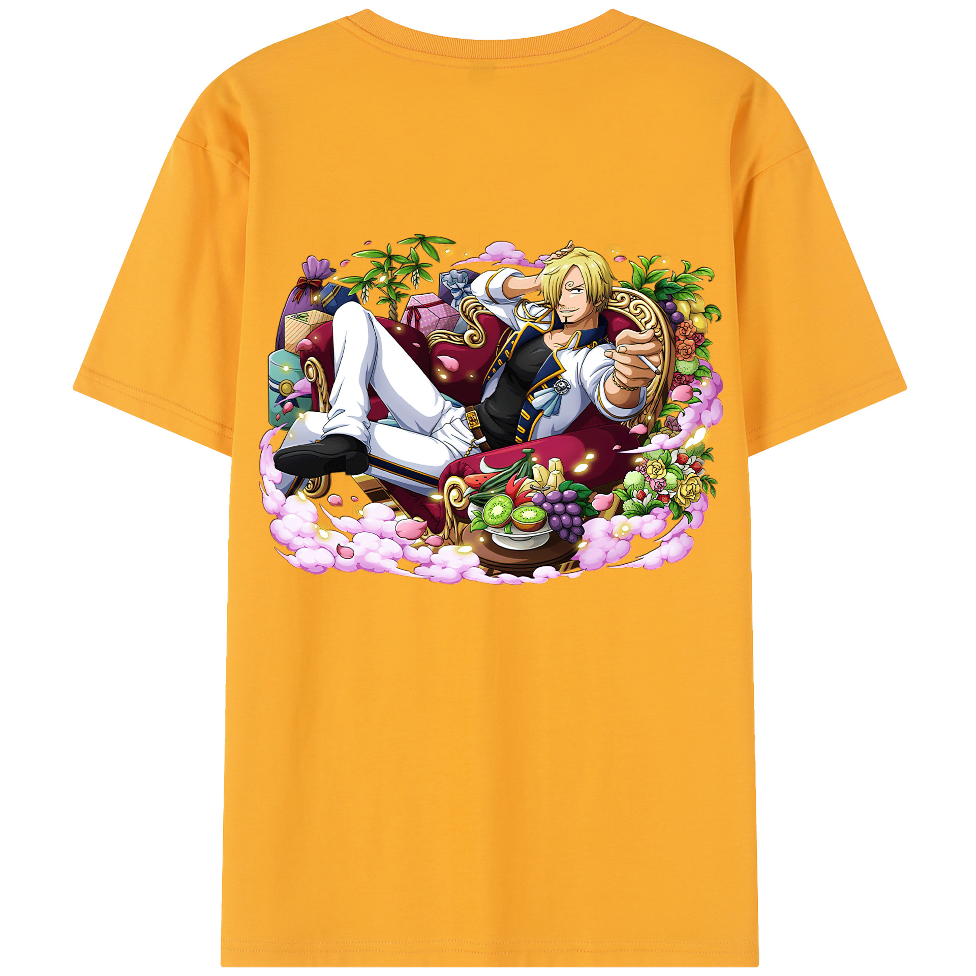 （画像用） ワンピース サンジ ONE PIECE Sanji レディース半袖Tシャツ(バックプリント)