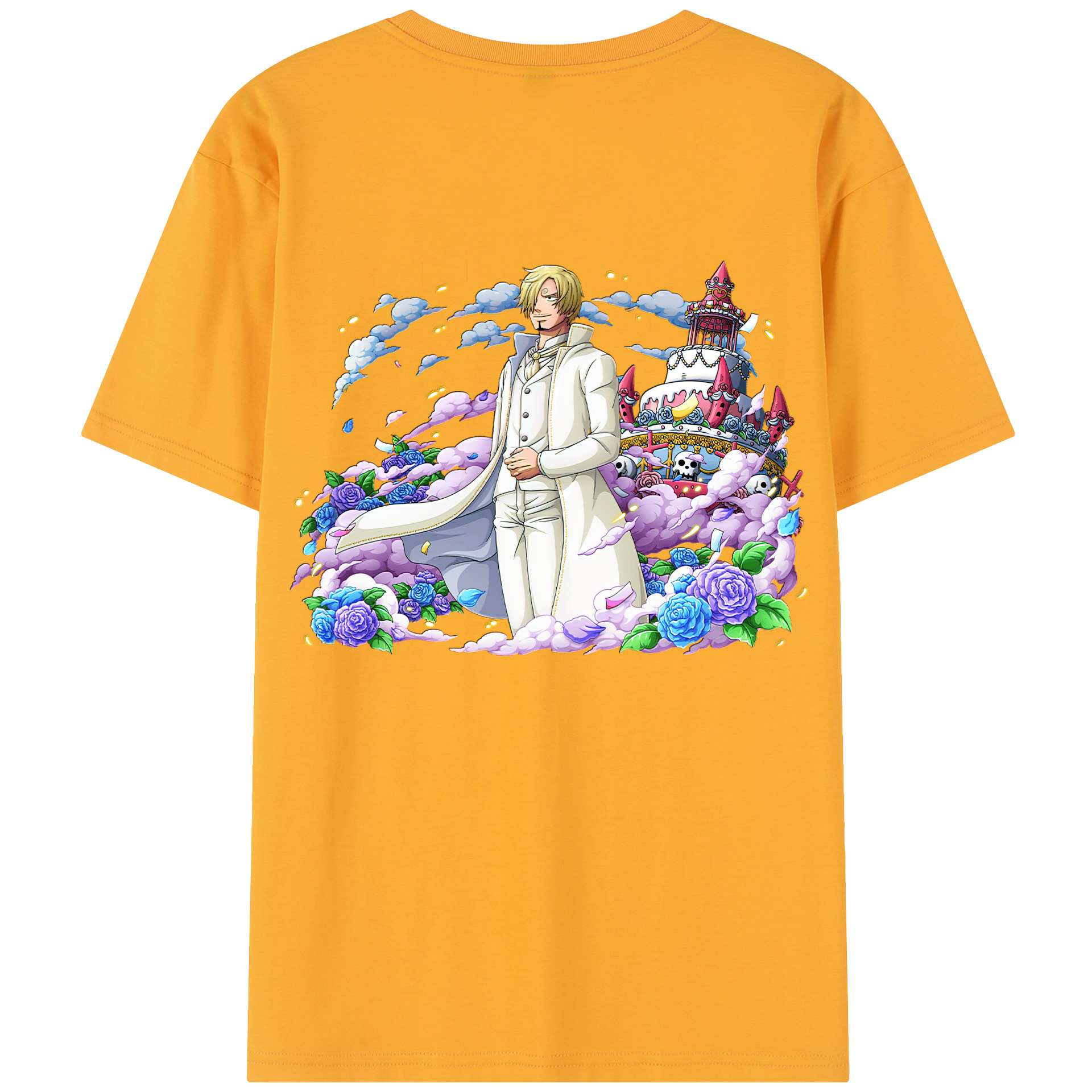 （画像用） ワンピース サンジ ONE PIECE Sanji レディース半袖Tシャツ(バックプリント)