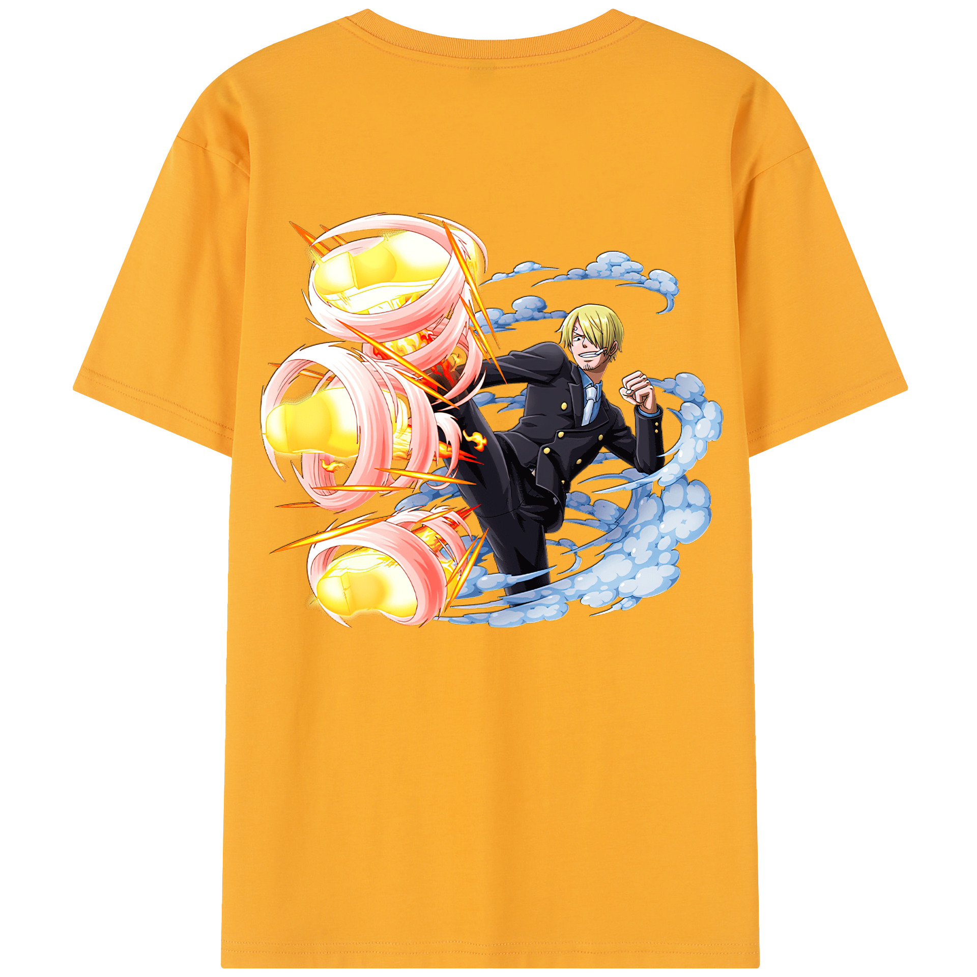 （画像用） ワンピース サンジ ONE PIECE Sanji レディース半袖Tシャツ(バックプリント)