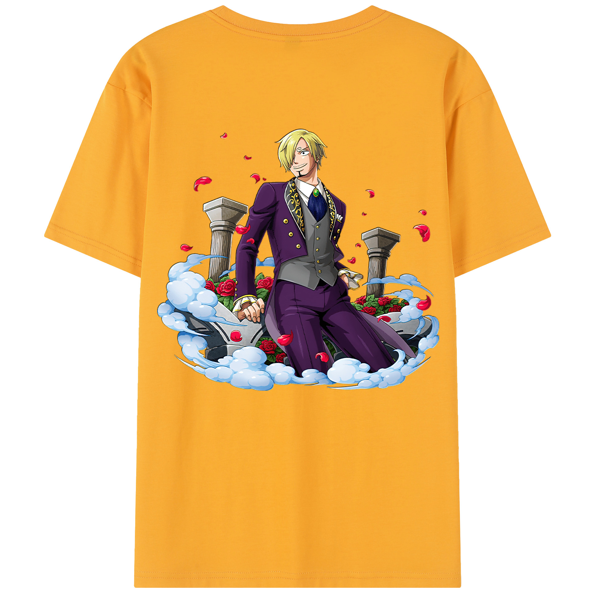 （画像用） ワンピース サンジ ONE PIECE Sanji レディース半袖Tシャツ(バックプリント)