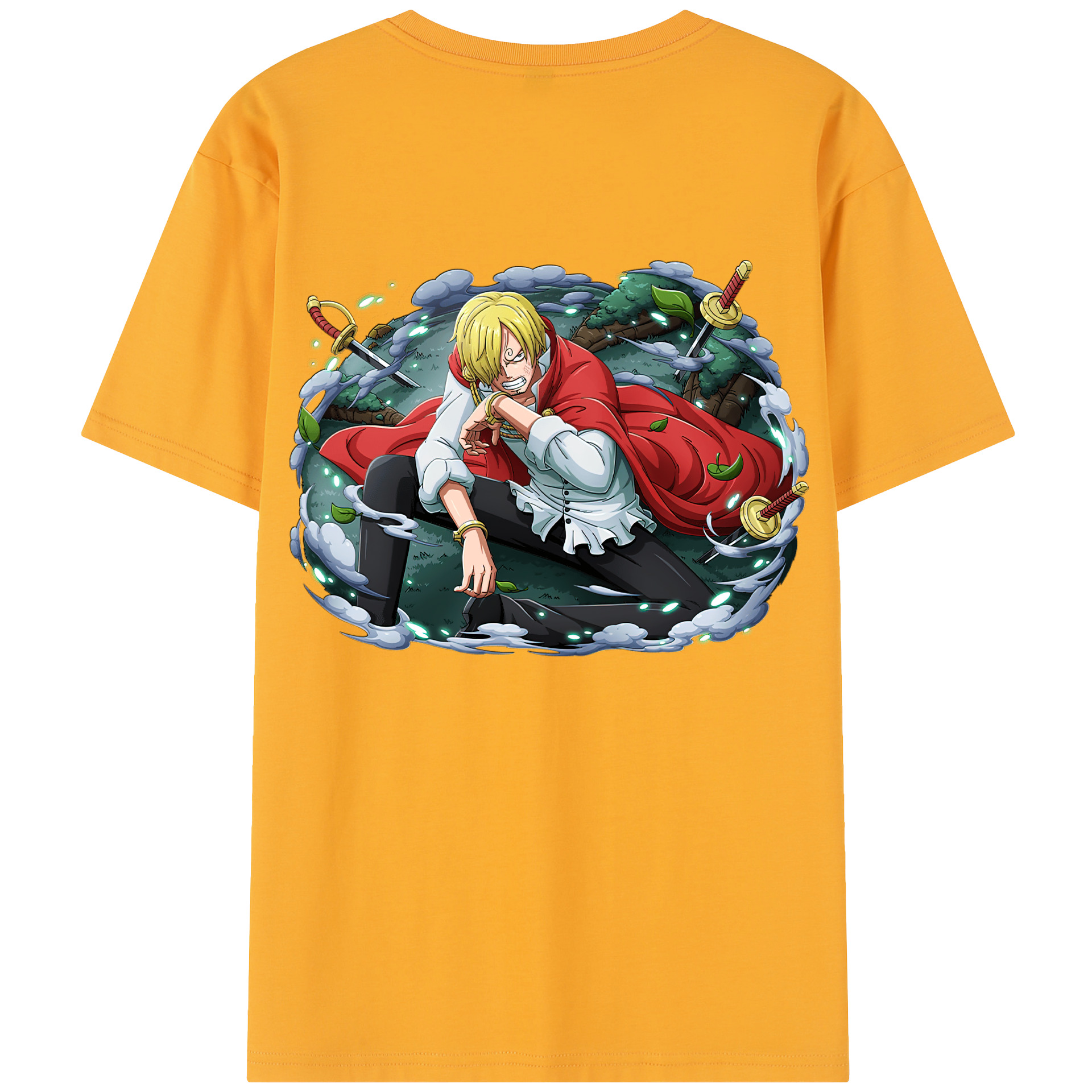 （画像用） ワンピース サンジ ONE PIECE Sanji レディース半袖Tシャツ(バックプリント)