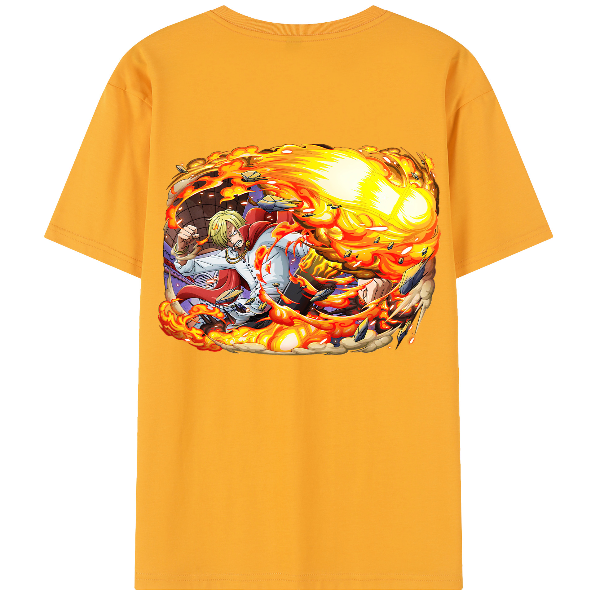 （画像用） ワンピース サンジ ONE PIECE Sanji レディース半袖Tシャツ(バックプリント)