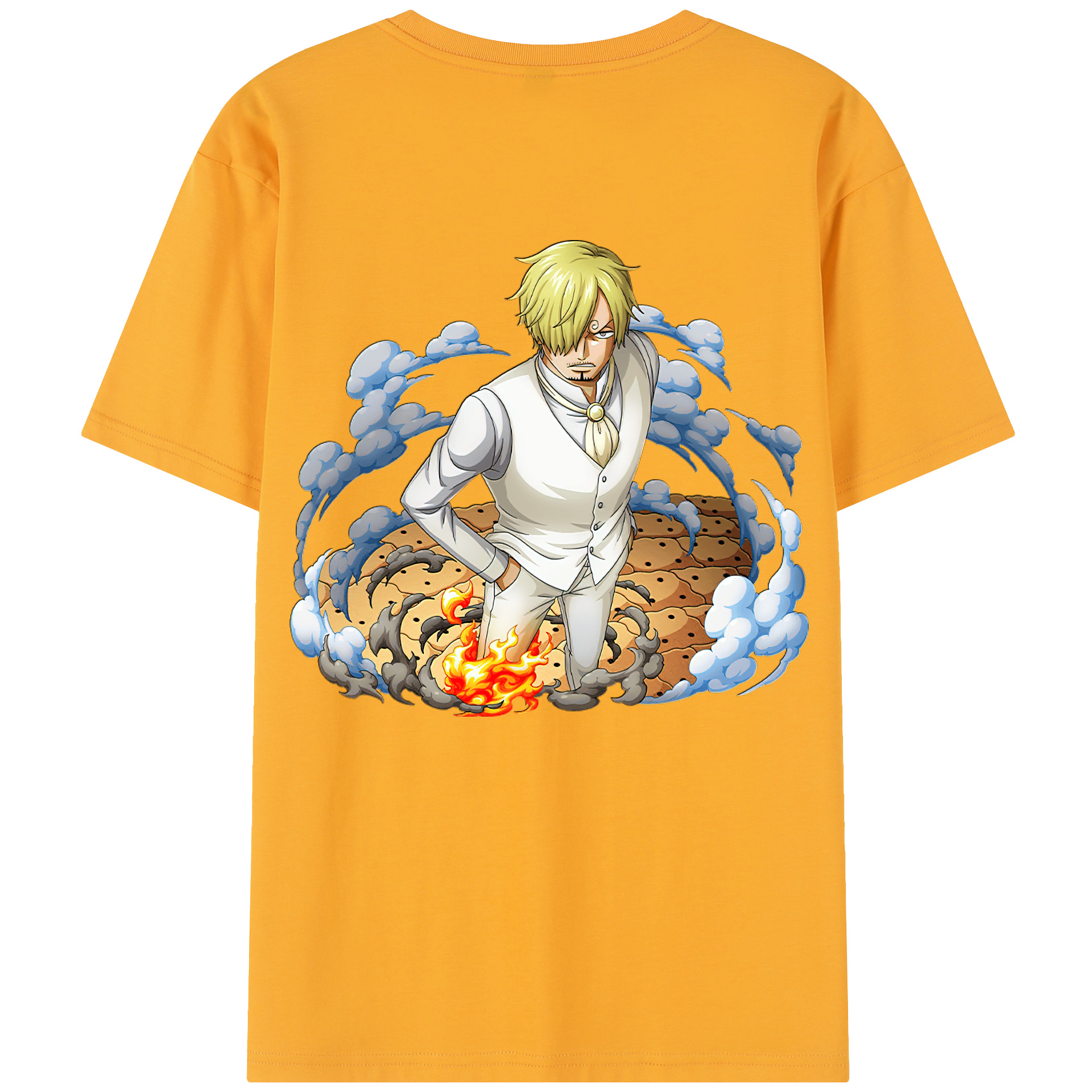 （画像用） ワンピース サンジ ONE PIECE Sanji レディース半袖Tシャツ(バックプリント)