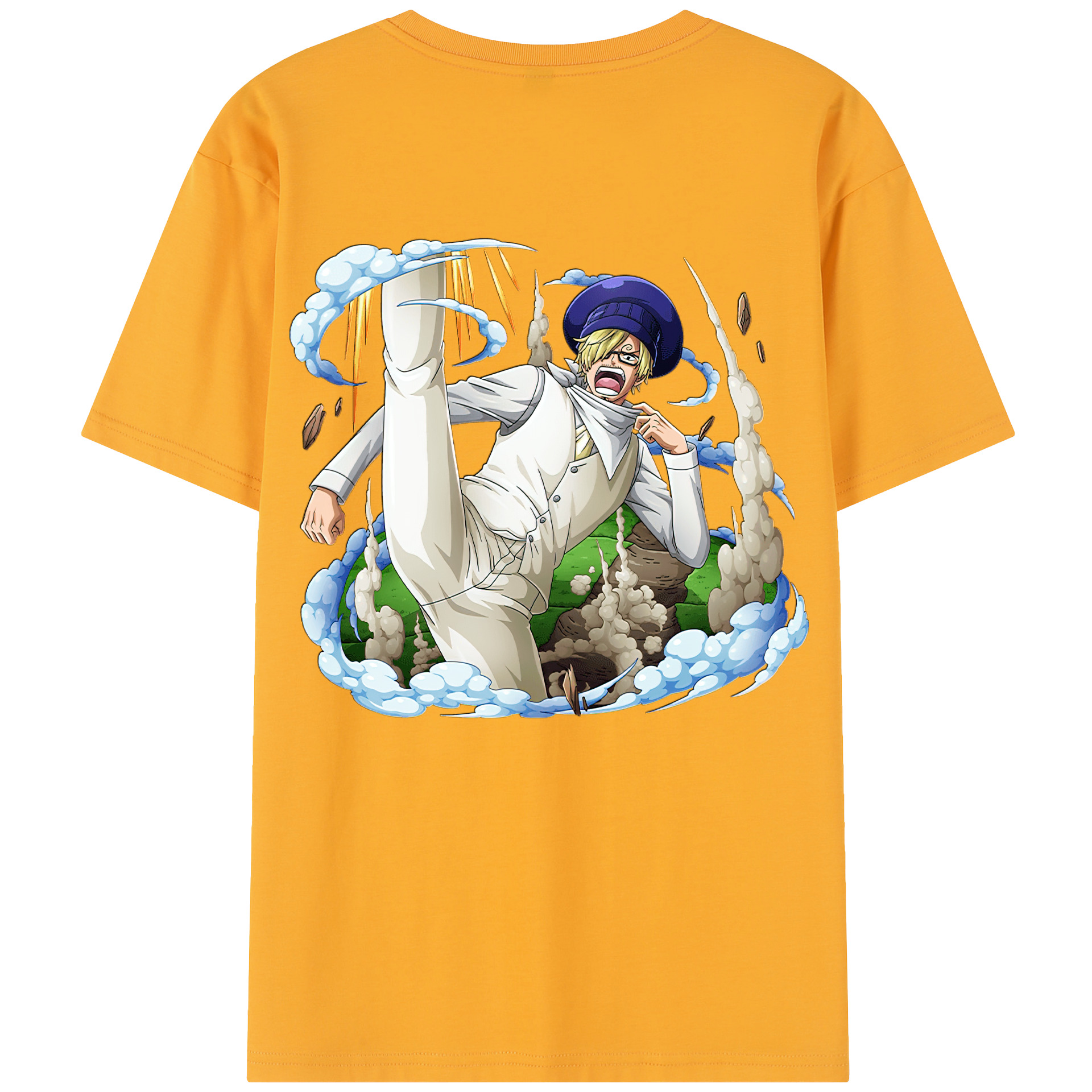（画像用） ワンピース サンジ ONE PIECE Sanji レディース半袖Tシャツ(バックプリント)