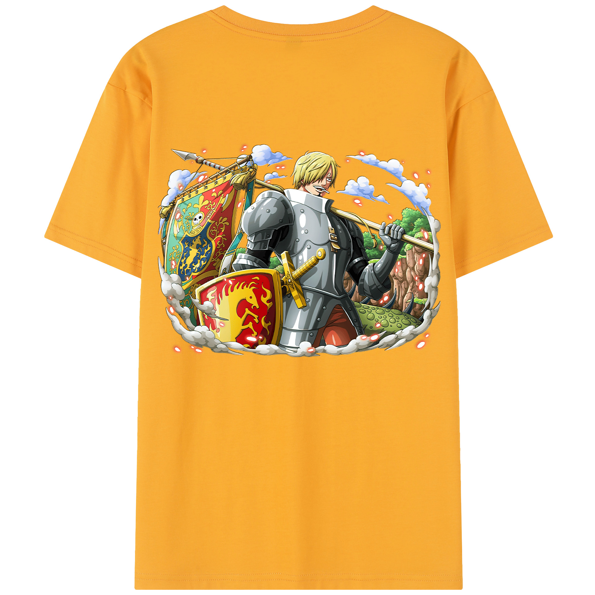 （画像用） ワンピース サンジ ONE PIECE Sanji レディース半袖Tシャツ(バックプリント)