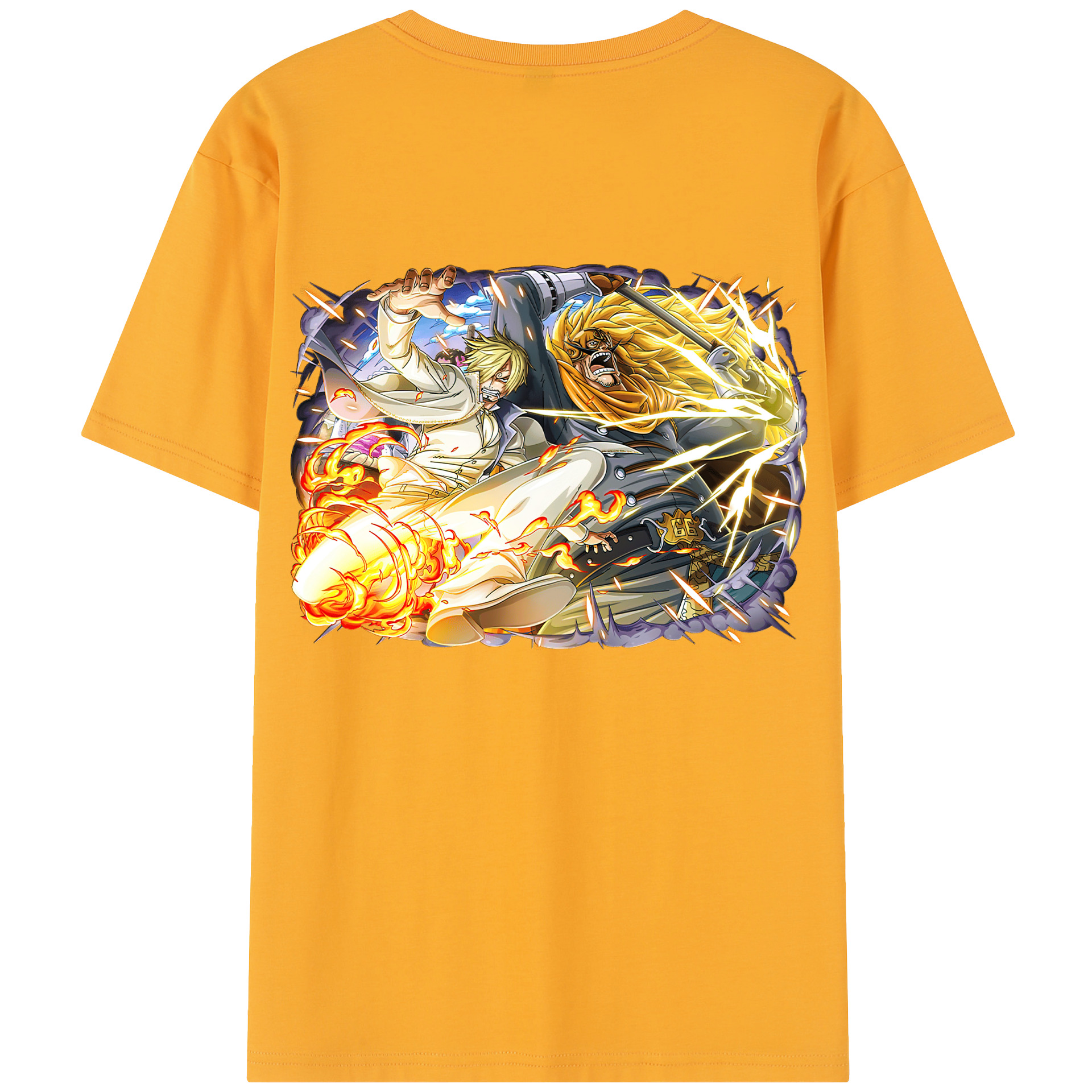 （画像用） ワンピース サンジ ONE PIECE Sanji レディース半袖Tシャツ(バックプリント)