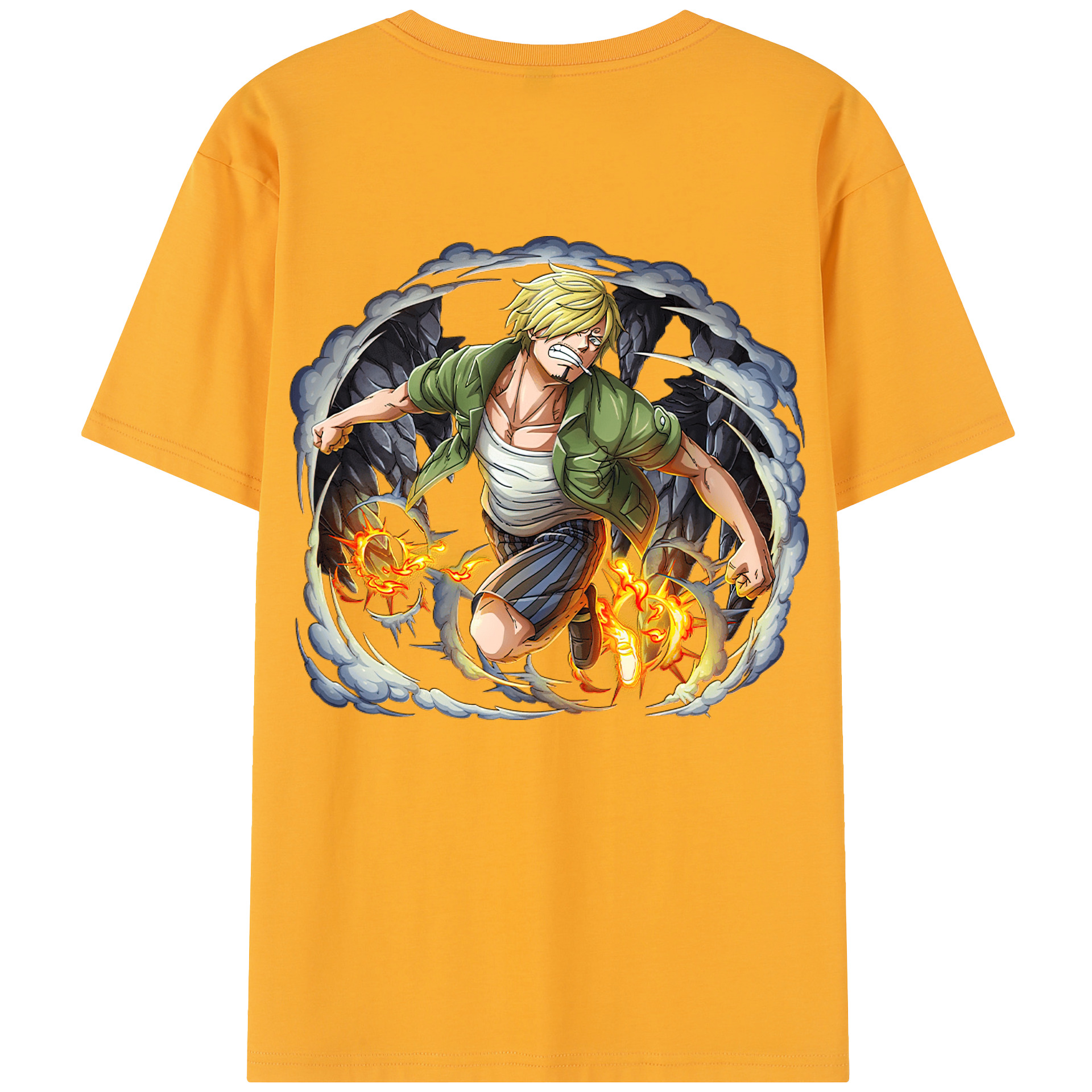 （画像用） ワンピース サンジ ONE PIECE Sanji レディース半袖Tシャツ(バックプリント)