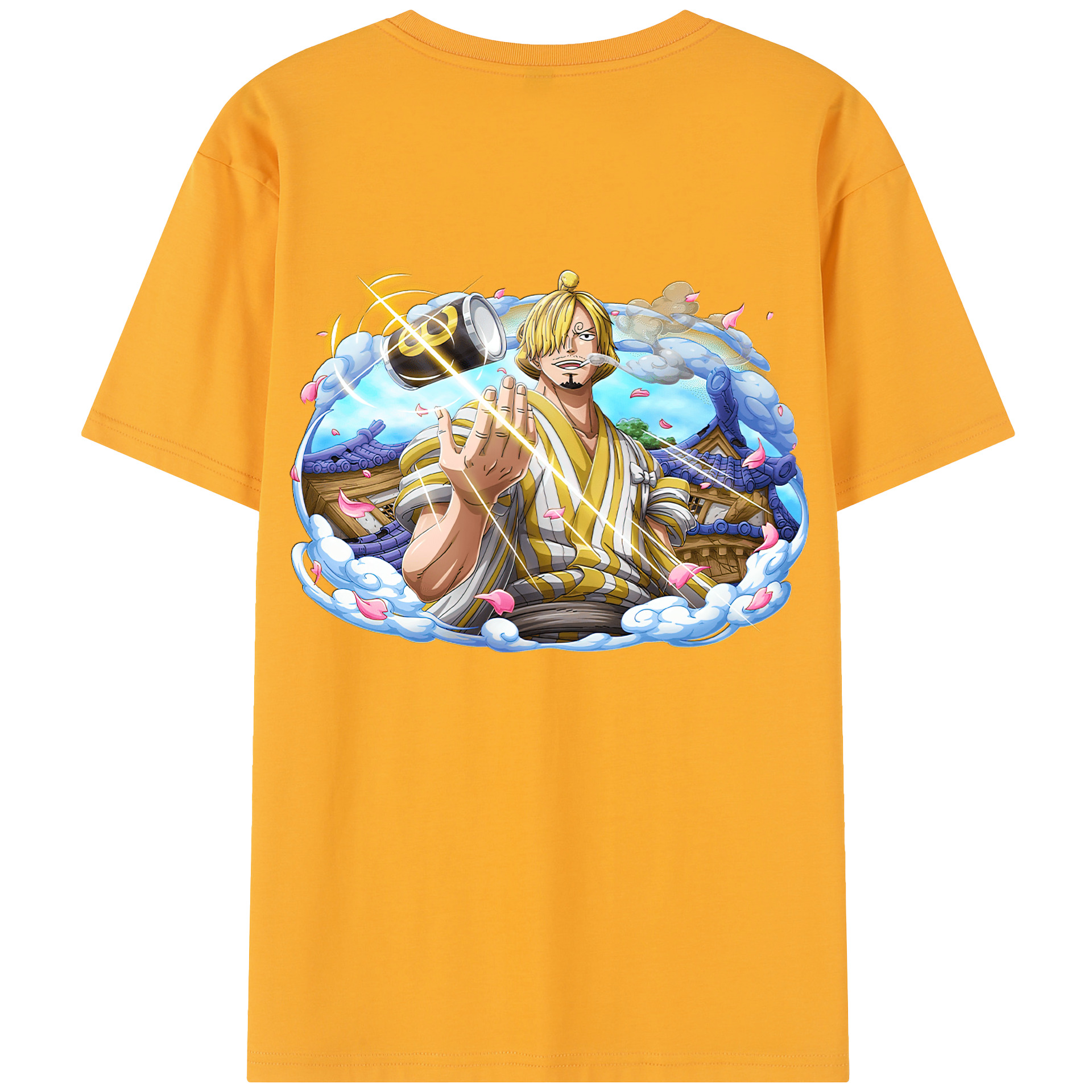 （画像用） ワンピース サンジ ONE PIECE Sanji レディース半袖Tシャツ(バックプリント)