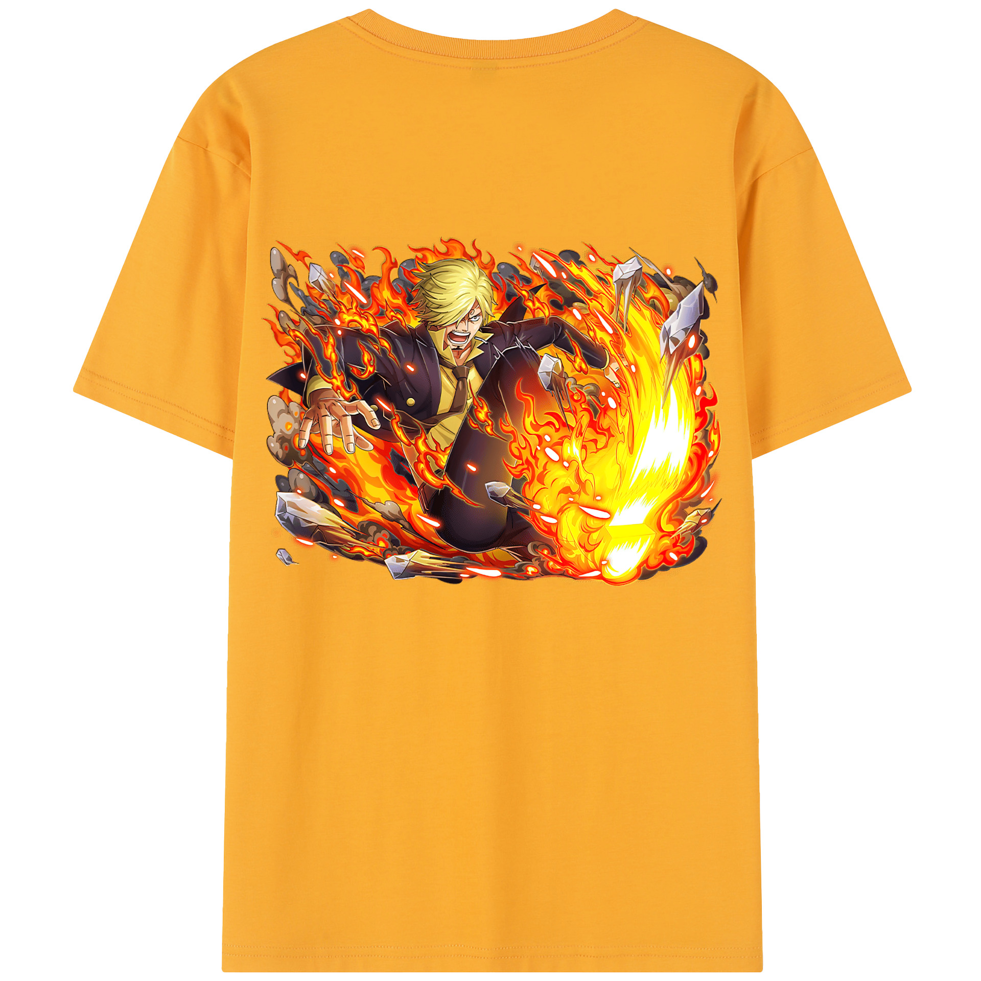（画像用） ワンピース サンジ ONE PIECE Sanji レディース半袖Tシャツ(バックプリント)