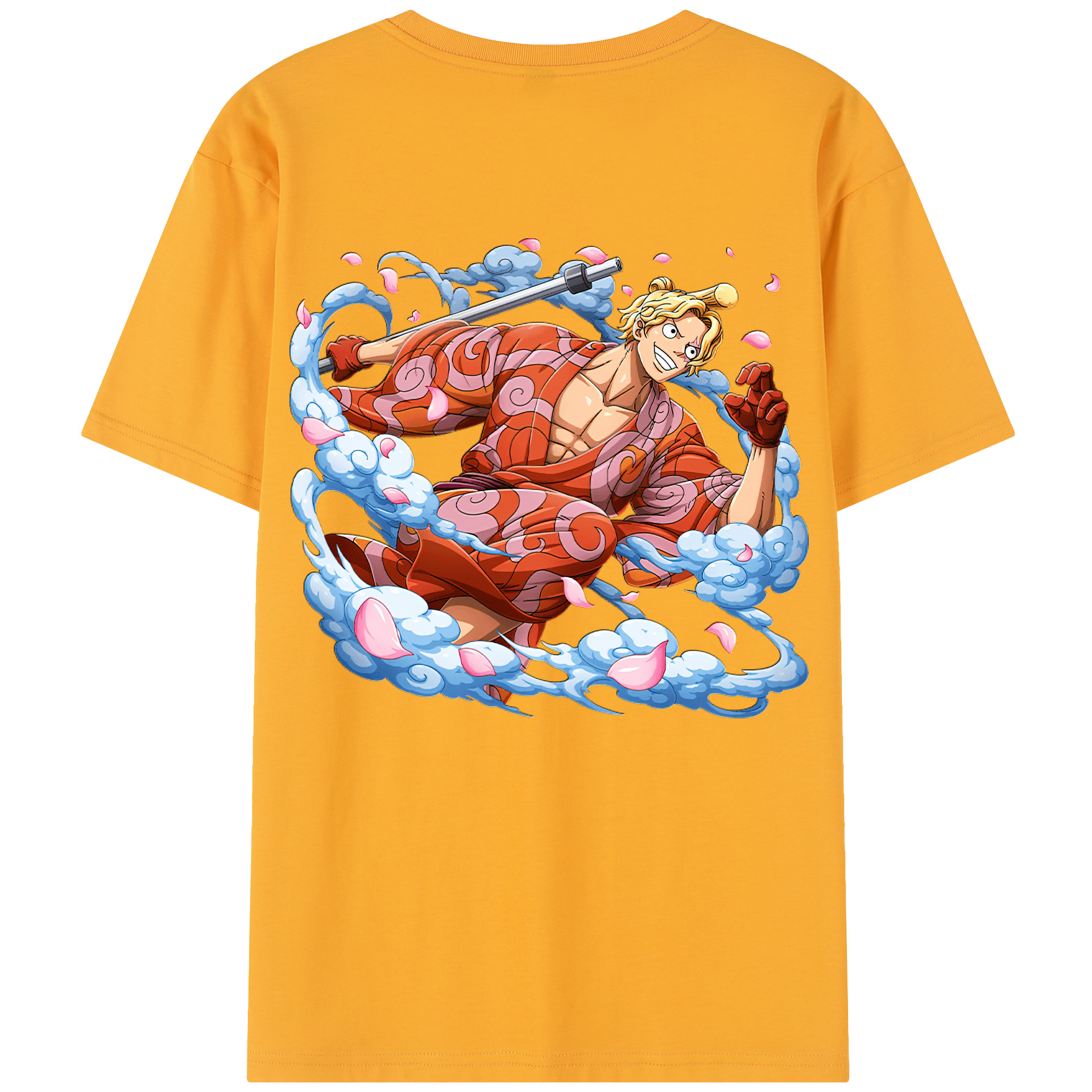 （画像用） ワンピース サンジ ONE PIECE Sanji レディース半袖Tシャツ(バックプリント)