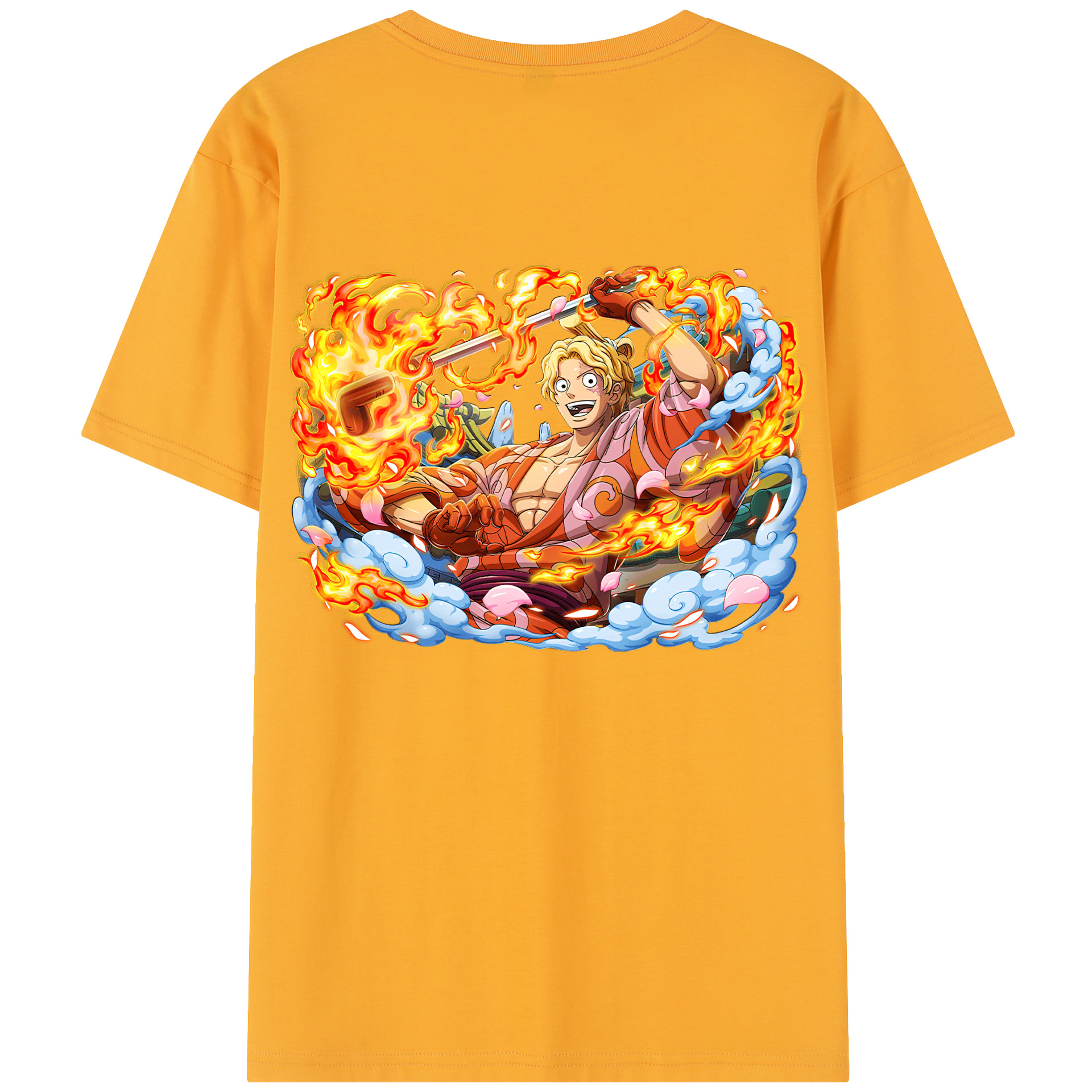（画像用） ワンピース サンジ ONE PIECE Sanji レディース半袖Tシャツ(バックプリント)