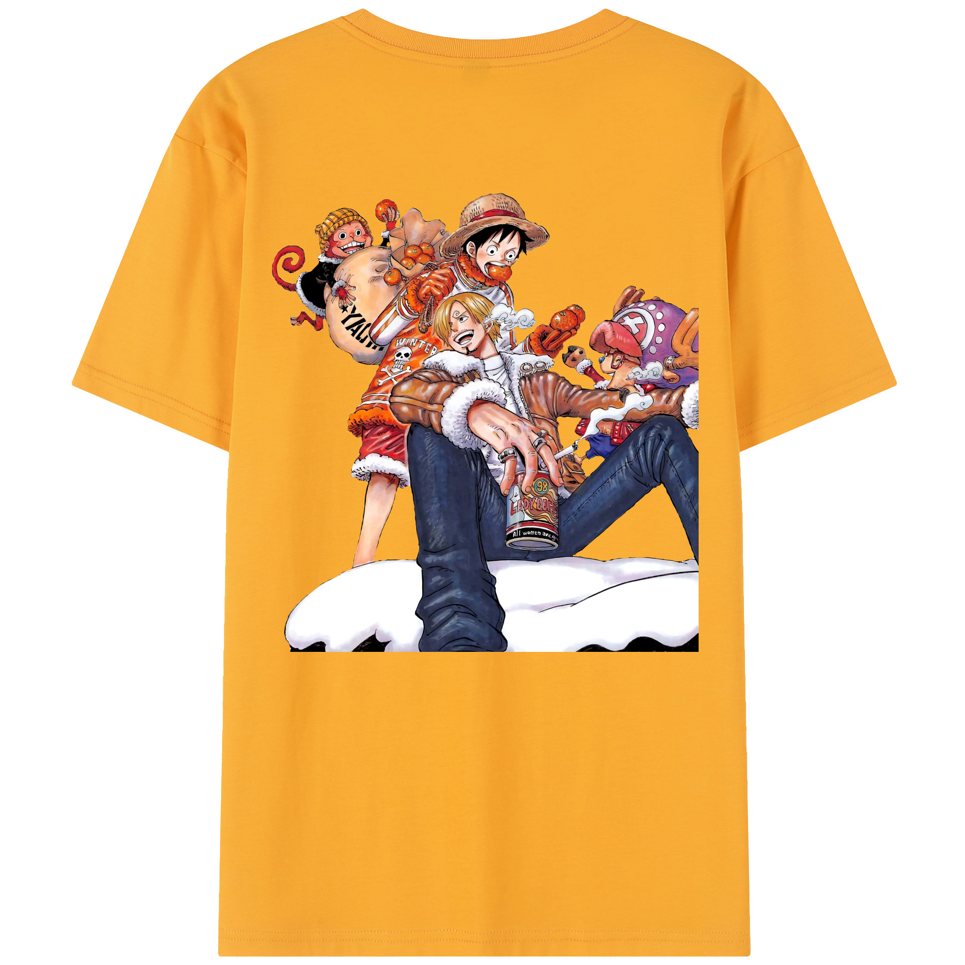 （画像用） ワンピース サンジ ONE PIECE Sanji レディース半袖Tシャツ(バックプリント)