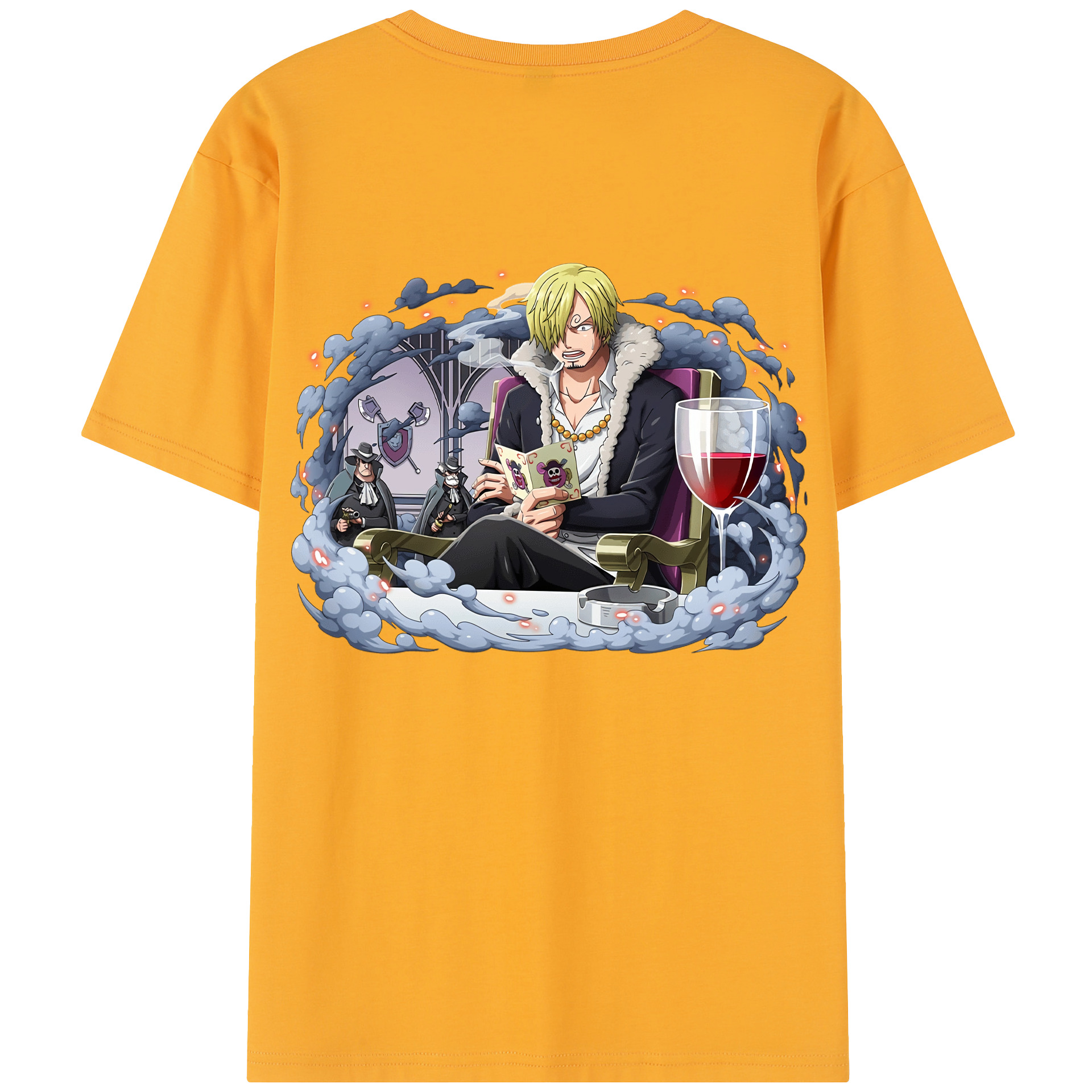 ワンピース サンジ ONE PIECE Sanji レディース半袖Tシャツ(バックプリント)