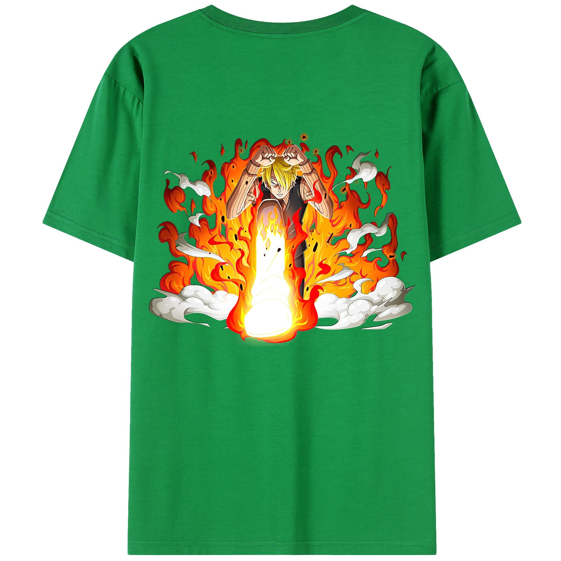 （画像用） ワンピース サンジ ONE PIECE Sanji レディース半袖Tシャツ(バックプリント)