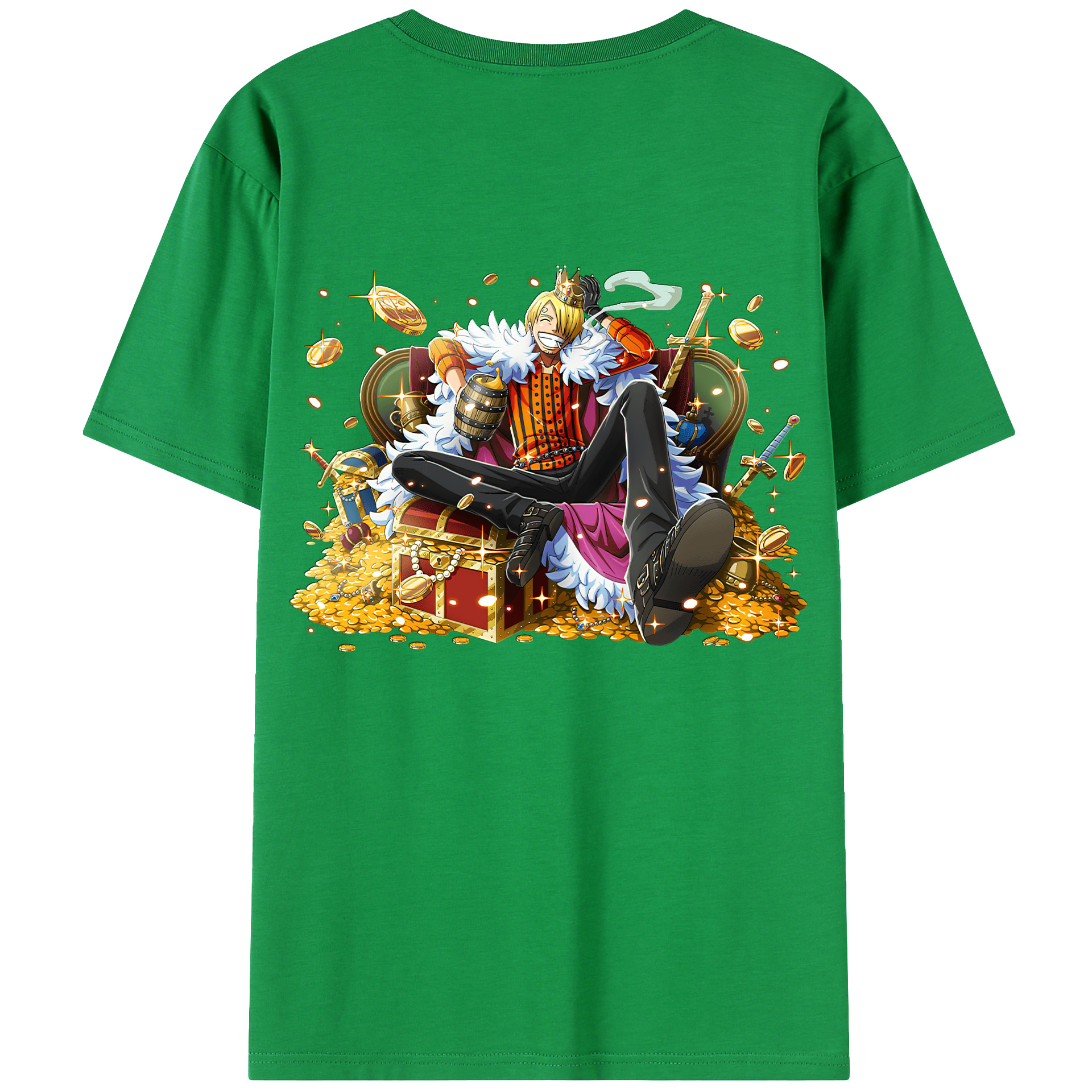 （画像用） ワンピース サンジ ONE PIECE Sanji レディース半袖Tシャツ(バックプリント)