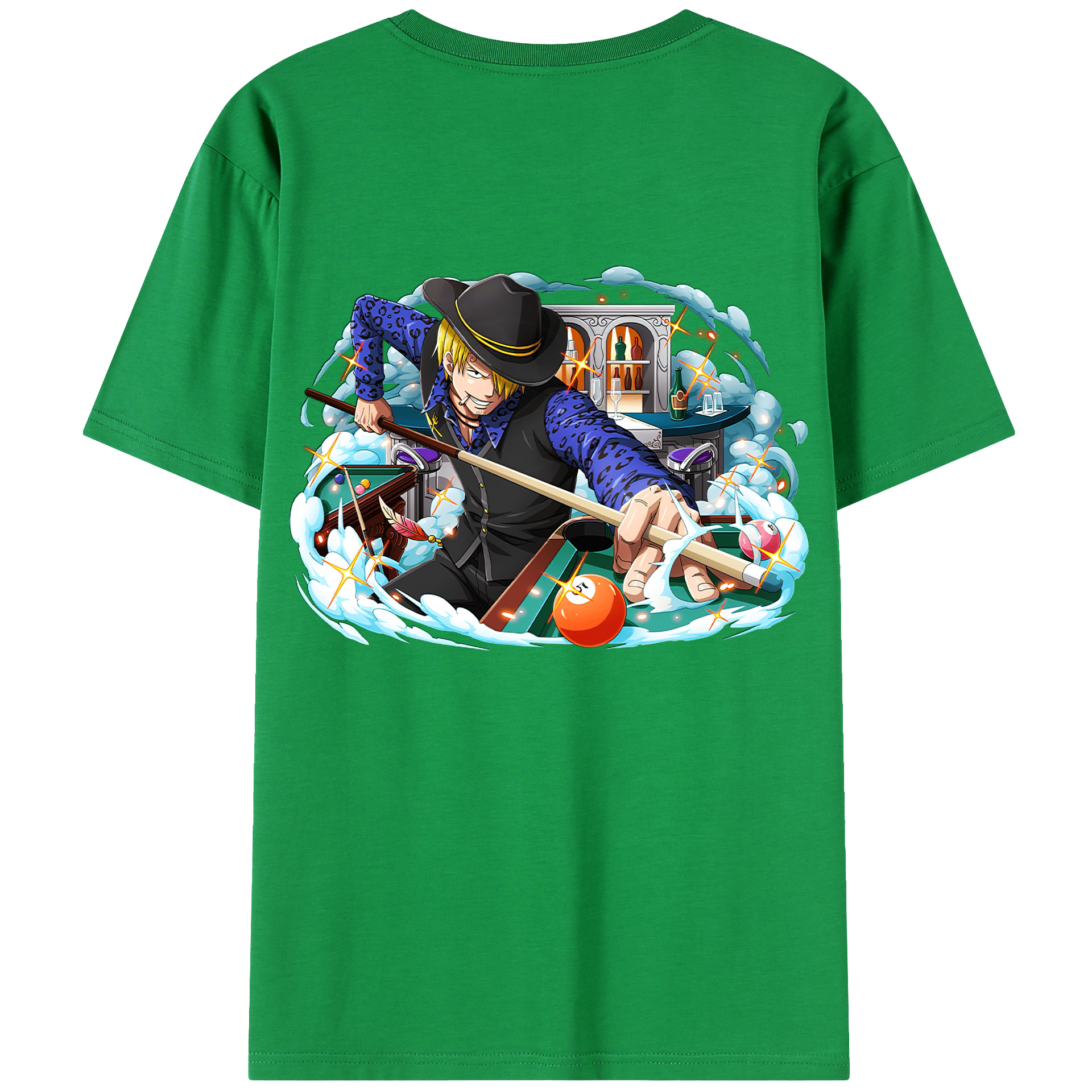 （画像用） ワンピース サンジ ONE PIECE Sanji レディース半袖Tシャツ(バックプリント)