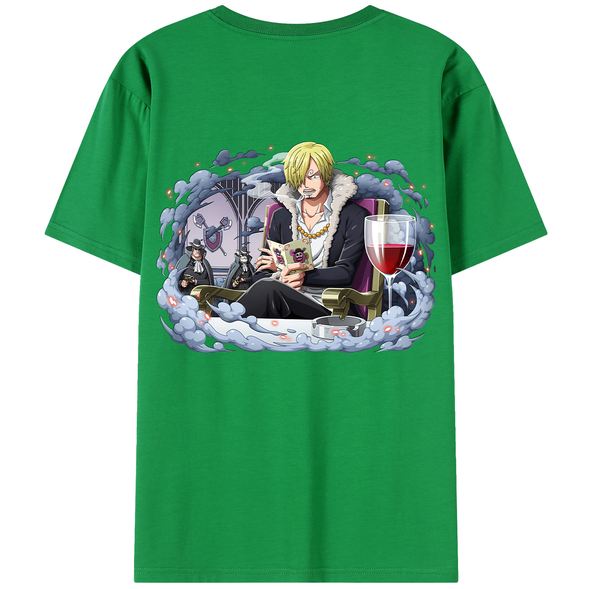 （画像用） ワンピース サンジ ONE PIECE Sanji レディース半袖Tシャツ(バックプリント)