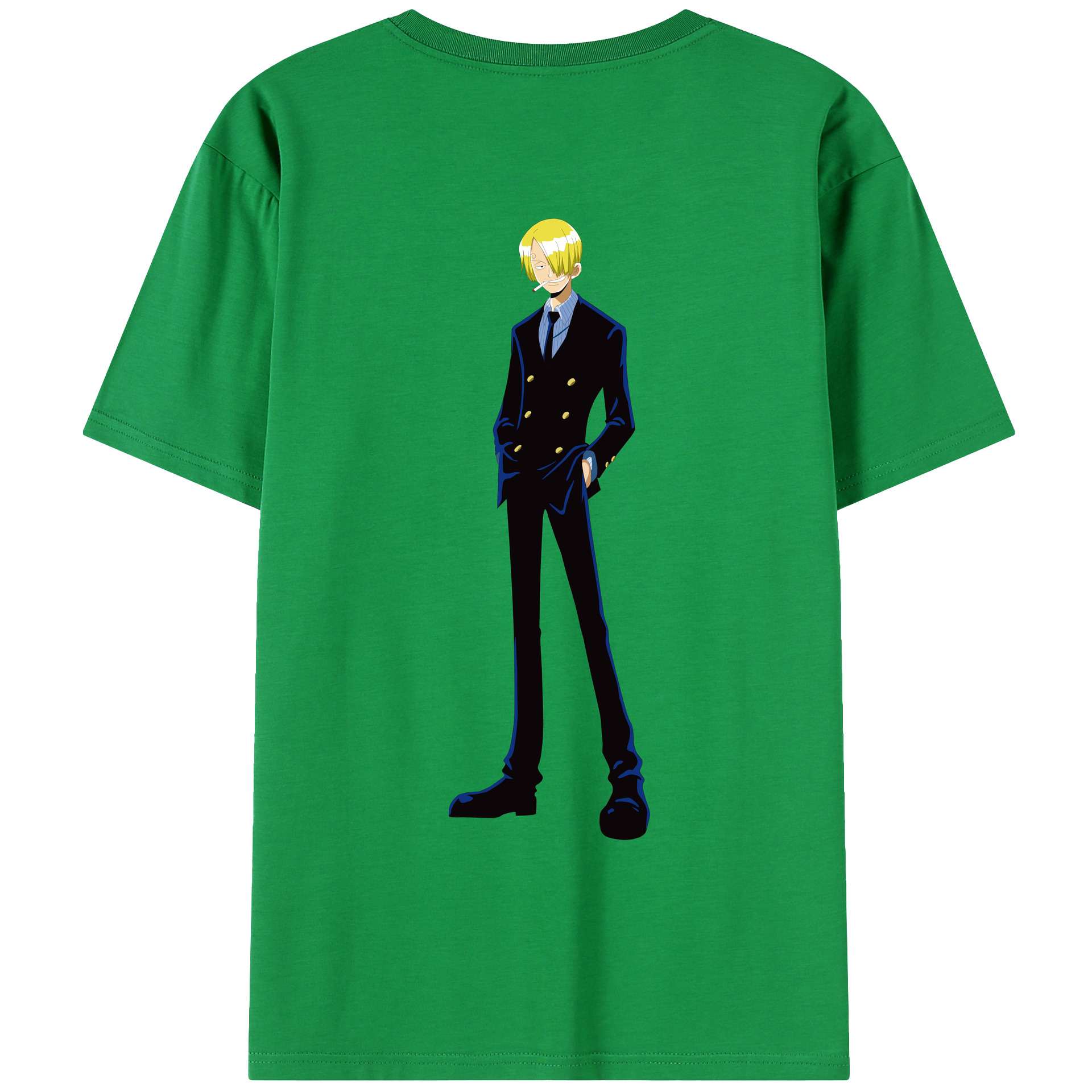 （画像用） ワンピース サンジ ONE PIECE Sanji レディース半袖Tシャツ(バックプリント)