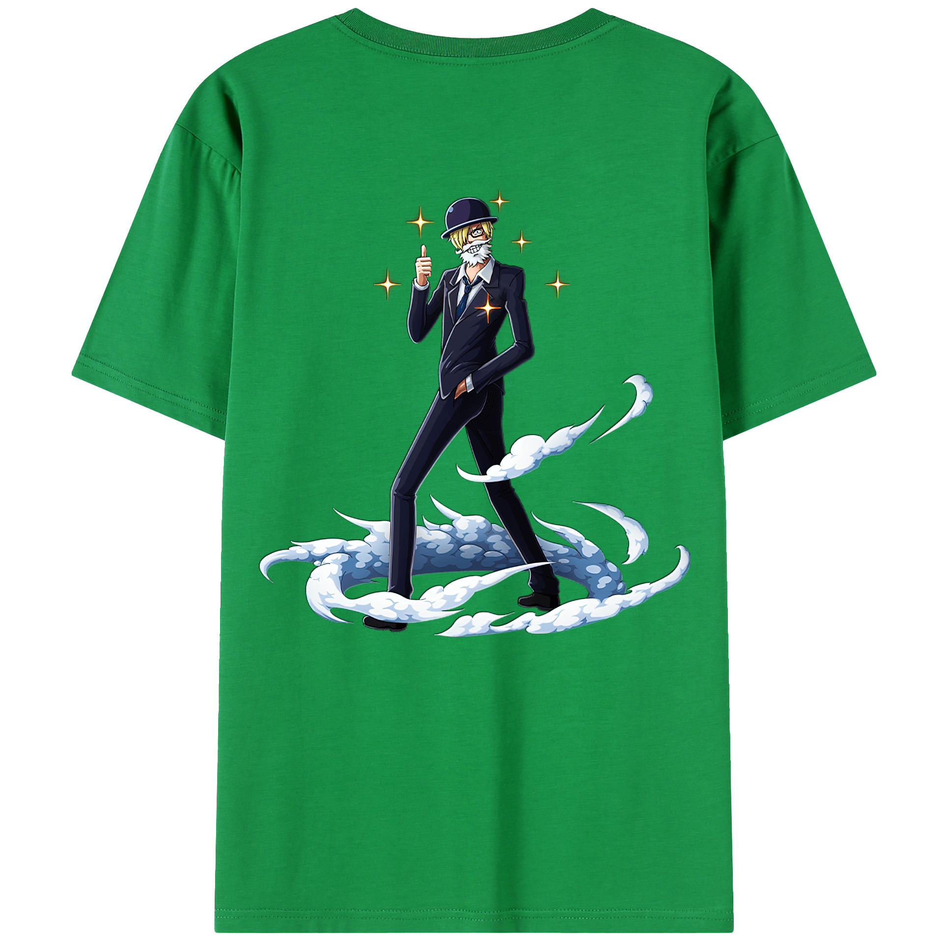 （画像用） ワンピース サンジ ONE PIECE Sanji レディース半袖Tシャツ(バックプリント)