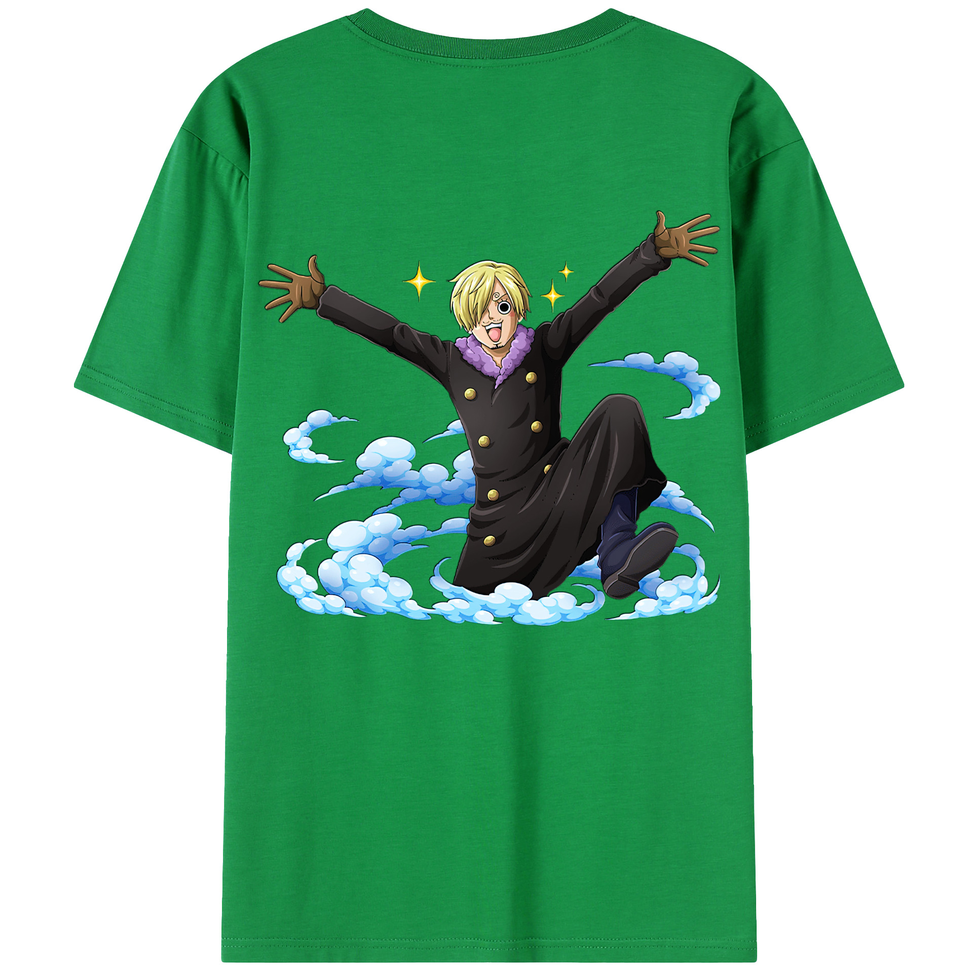 （画像用） ワンピース サンジ ONE PIECE Sanji レディース半袖Tシャツ(バックプリント)