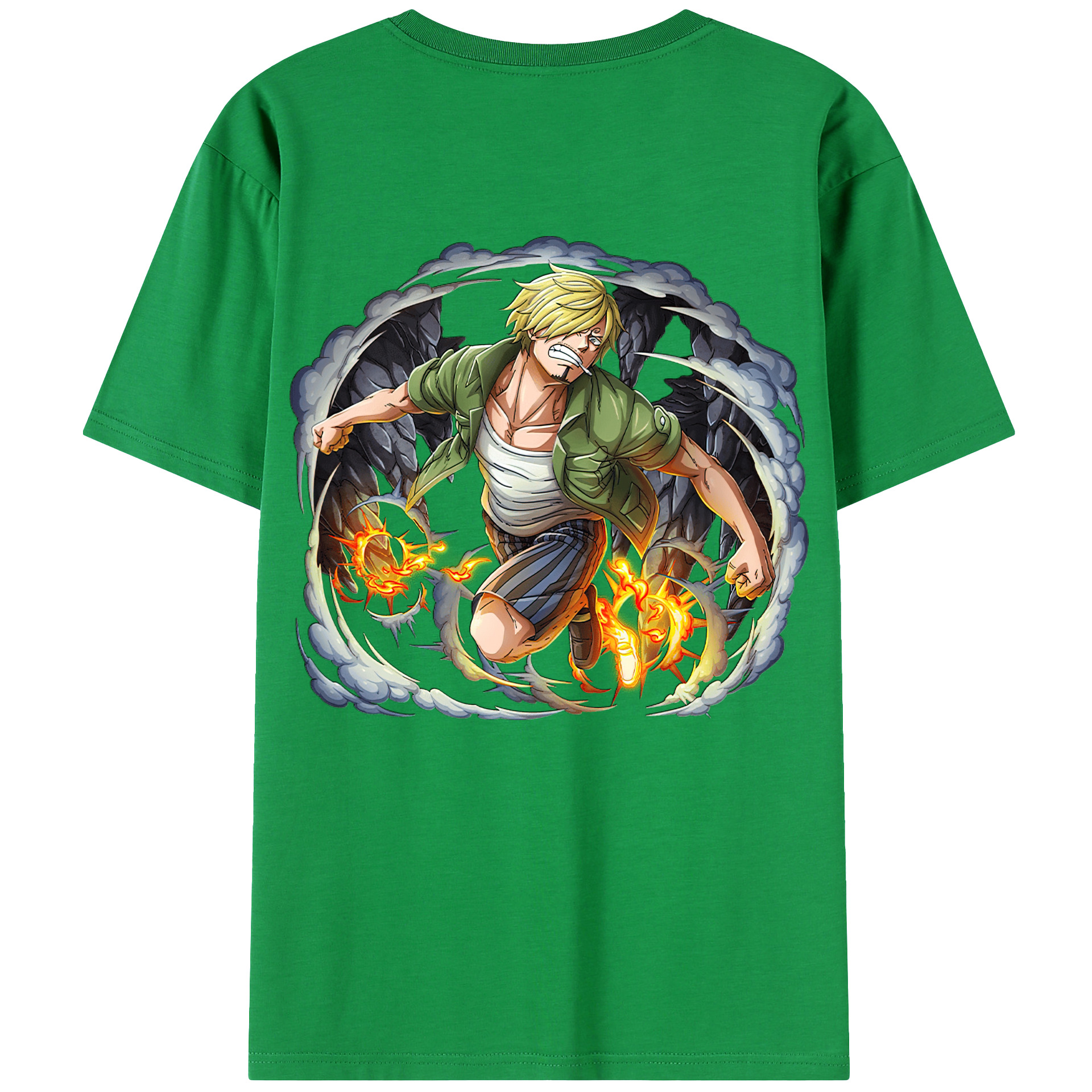 （画像用） ワンピース サンジ ONE PIECE Sanji レディース半袖Tシャツ(バックプリント)