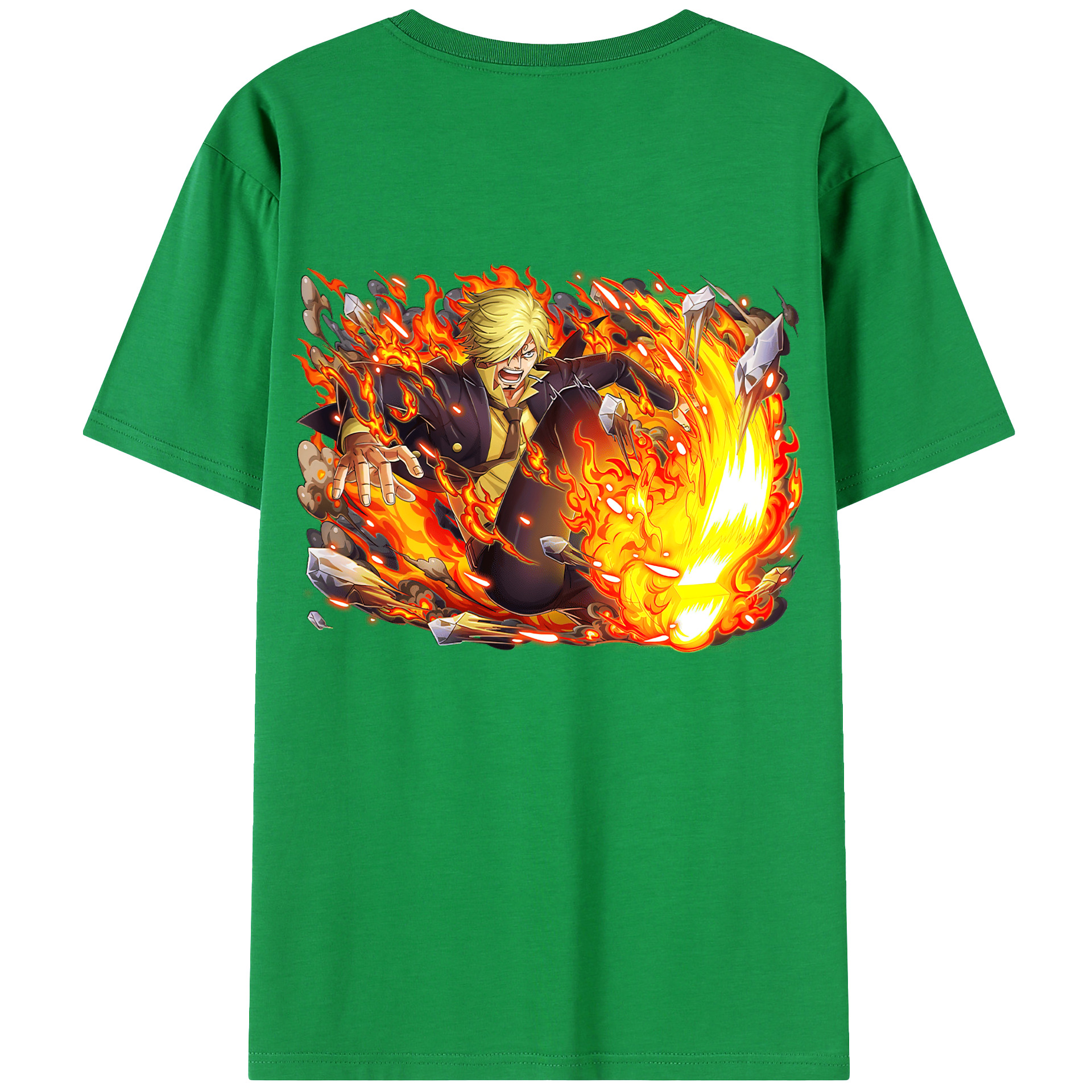 （画像用） ワンピース サンジ ONE PIECE Sanji レディース半袖Tシャツ(バックプリント)