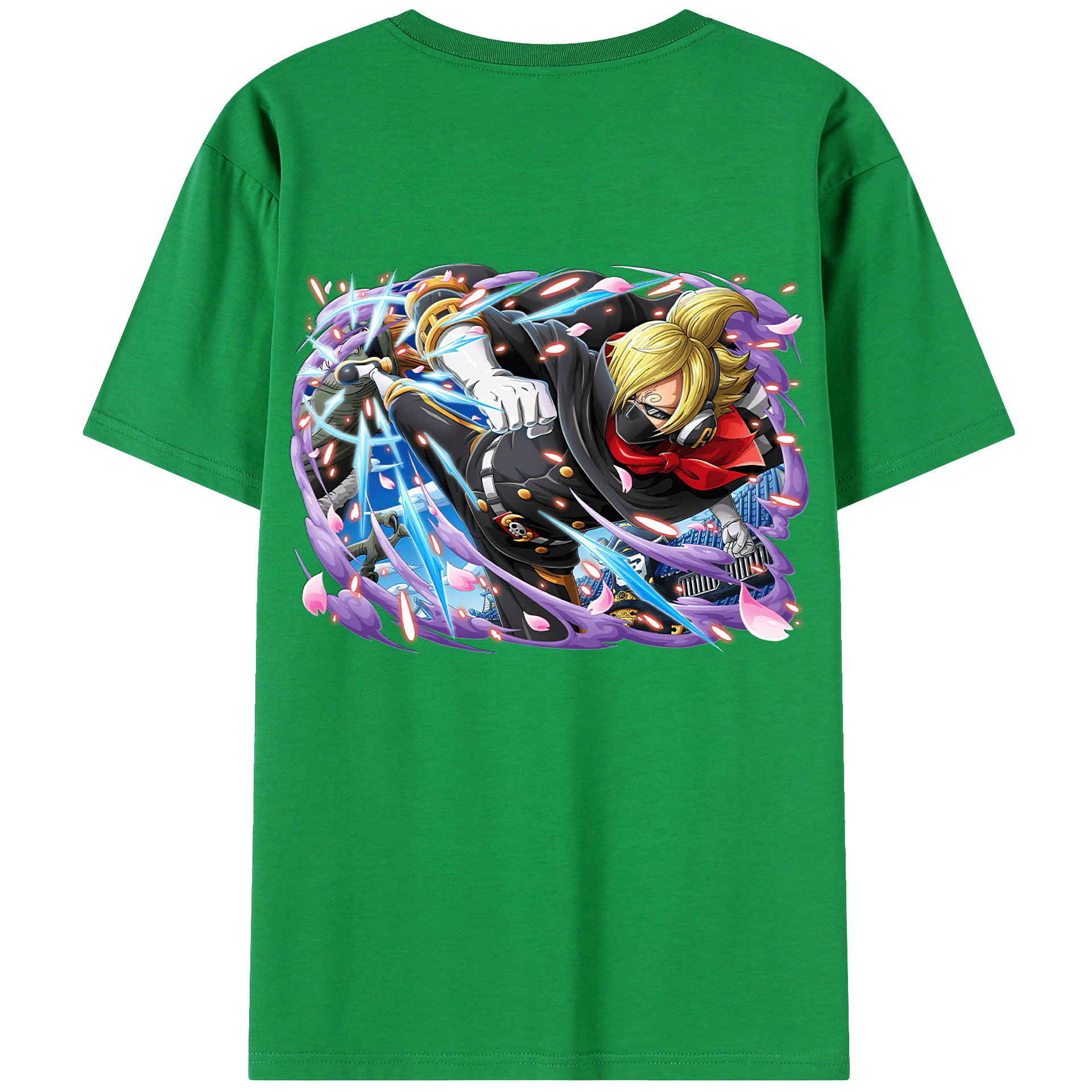 （画像用） ワンピース サンジ ONE PIECE Sanji レディース半袖Tシャツ(バックプリント)