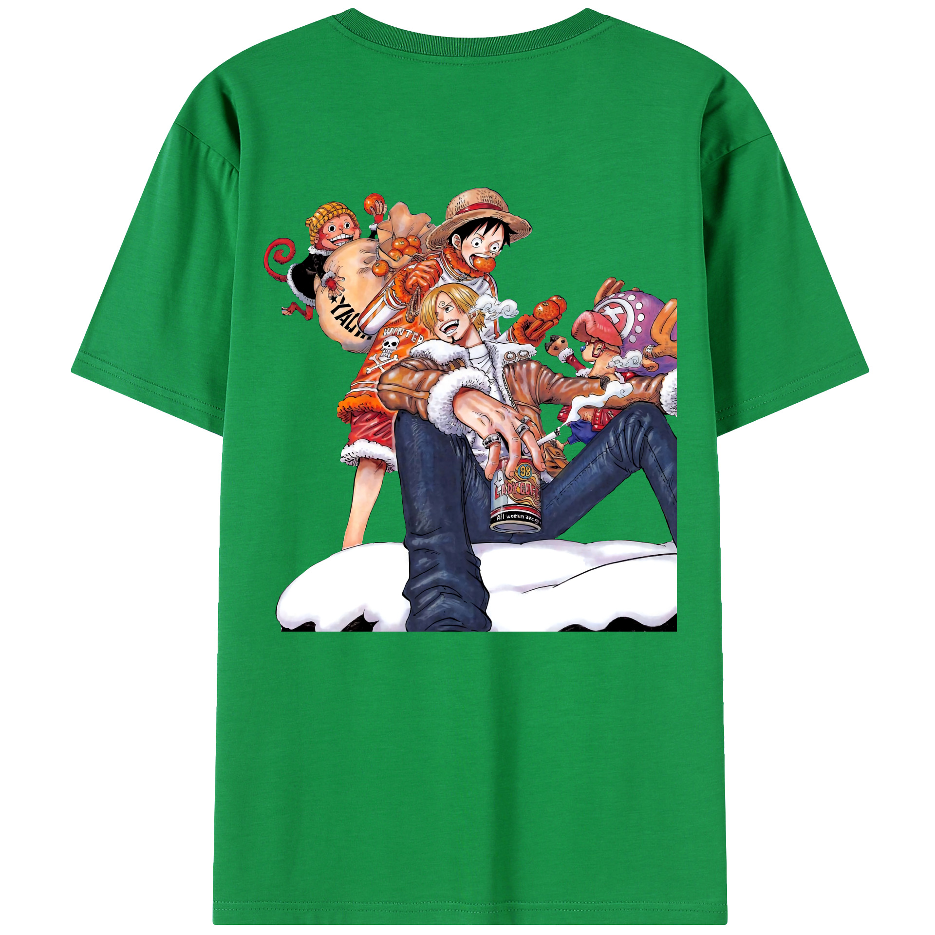 （画像用） ワンピース サンジ ONE PIECE Sanji レディース半袖Tシャツ(バックプリント)