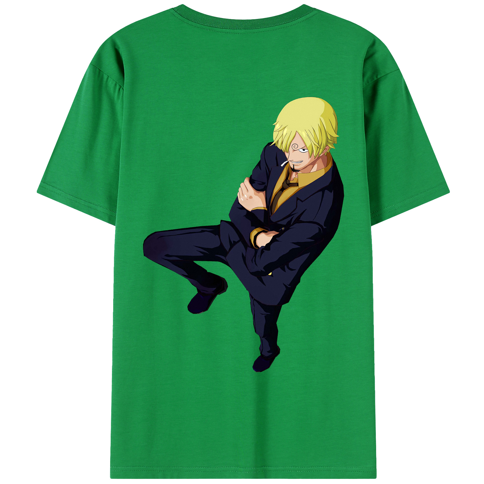 （画像用） ワンピース サンジ ONE PIECE Sanji レディース半袖Tシャツ(バックプリント)