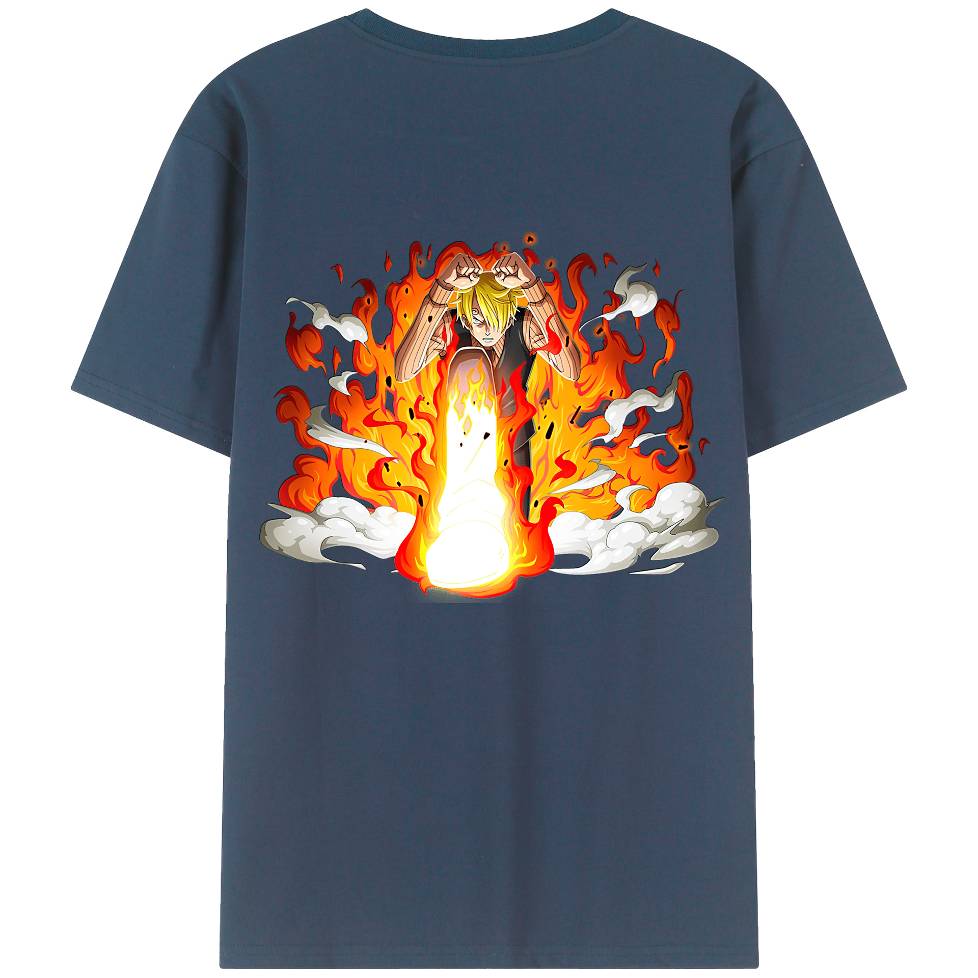 （画像用） ワンピース サンジ ONE PIECE Sanji レディース半袖Tシャツ(バックプリント)